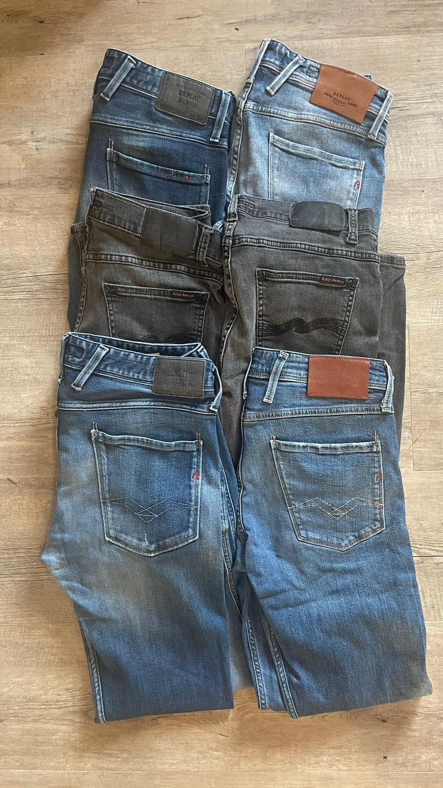 Replay Anbass & Nudie Jeans Bulk x6