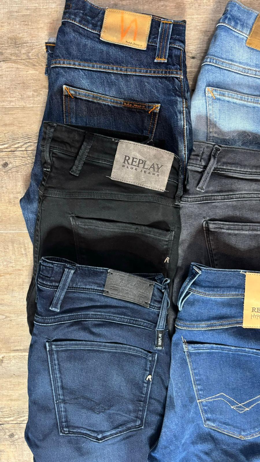 Replay Anbass & Nudie Jeans Bulk x6