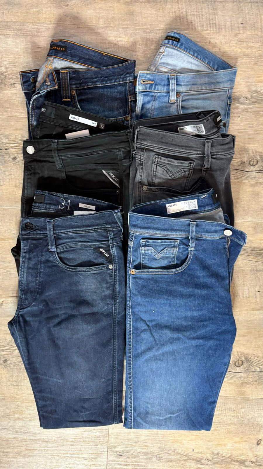 Replay Anbass & Nudie Jeans Bulk x6