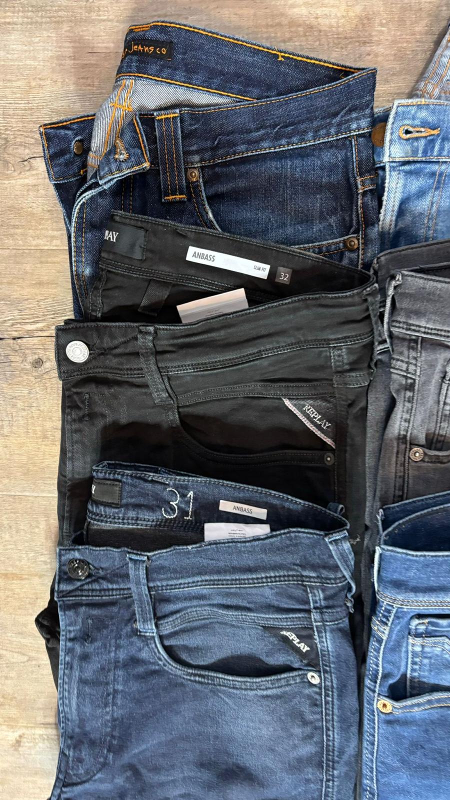 Replay Anbass & Nudie Jeans Bulk x6