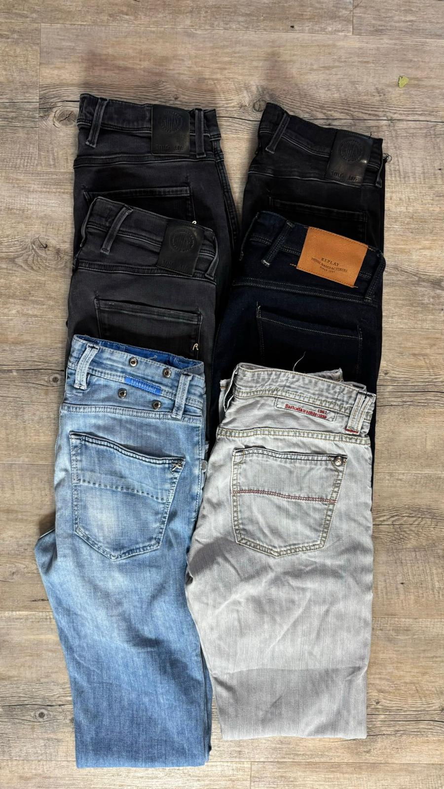 Replay Anbass & Tramarossa Jeans Bulk x6