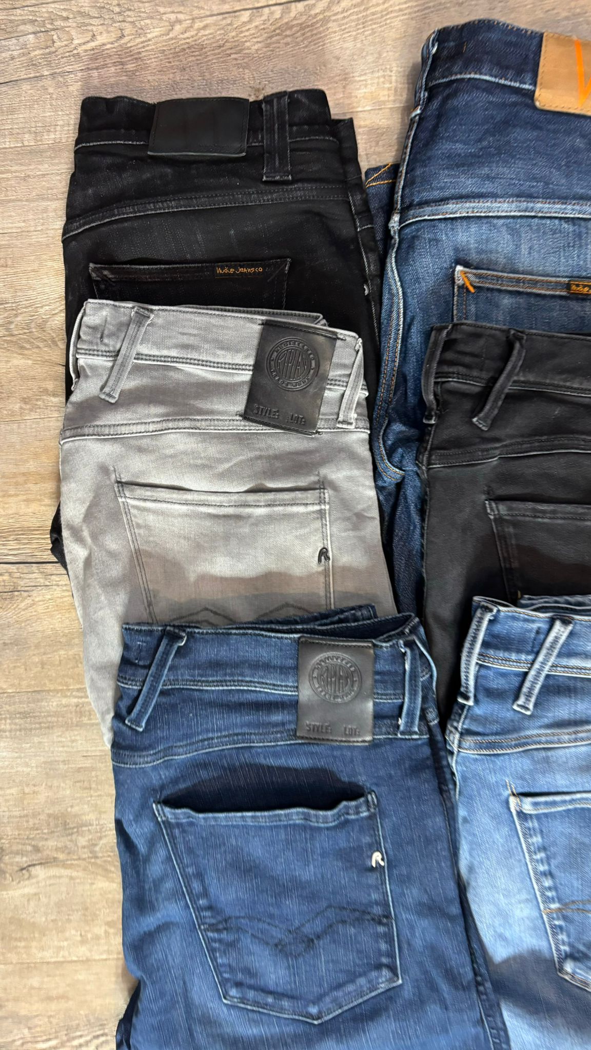 Replay Anbass & Nudie Jeans Bulk x6