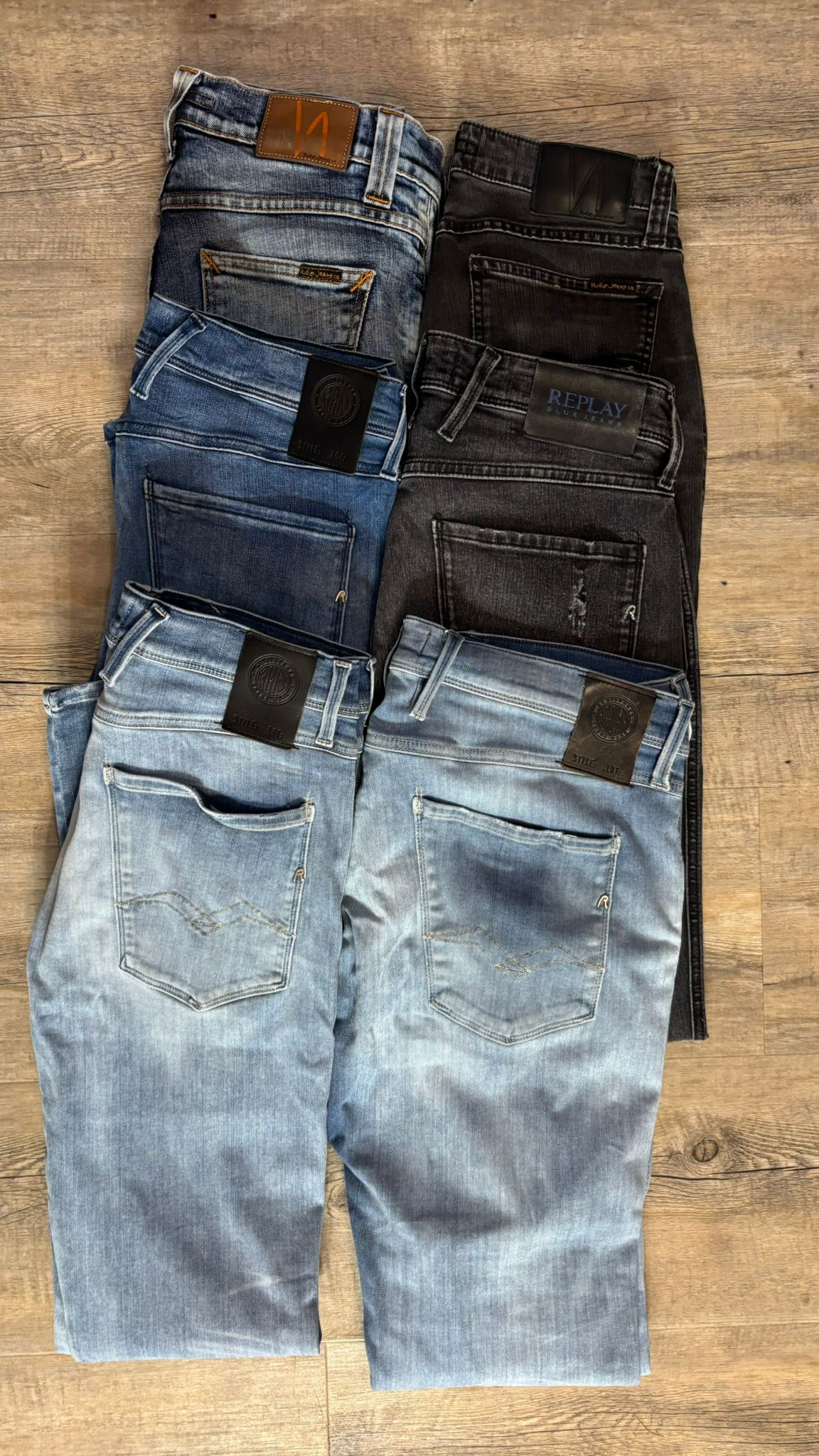 Replay Anbass & Nudie Jeans Bulk x6