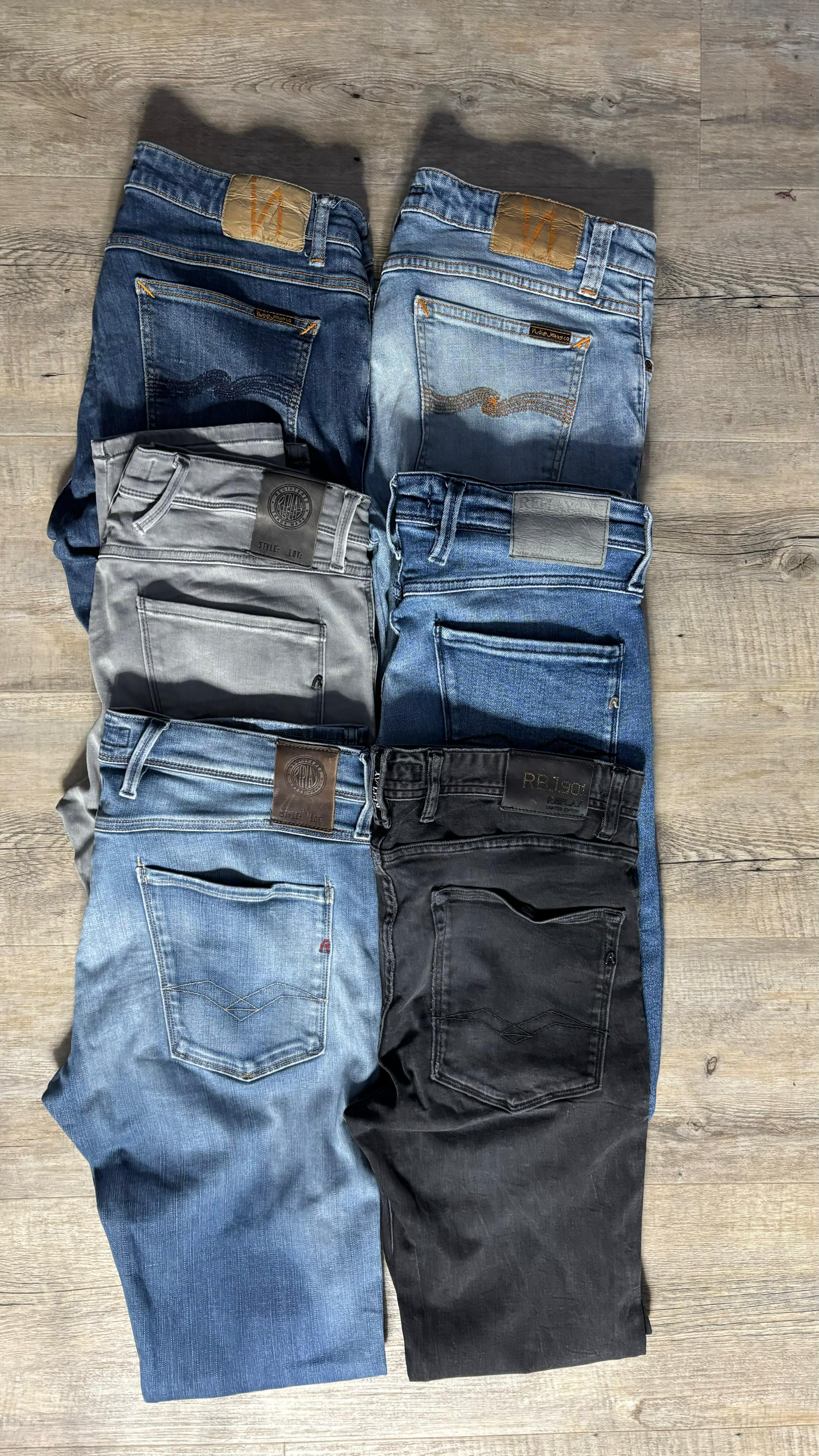 Replay Anbass & Nudie Jeans Bulk x6