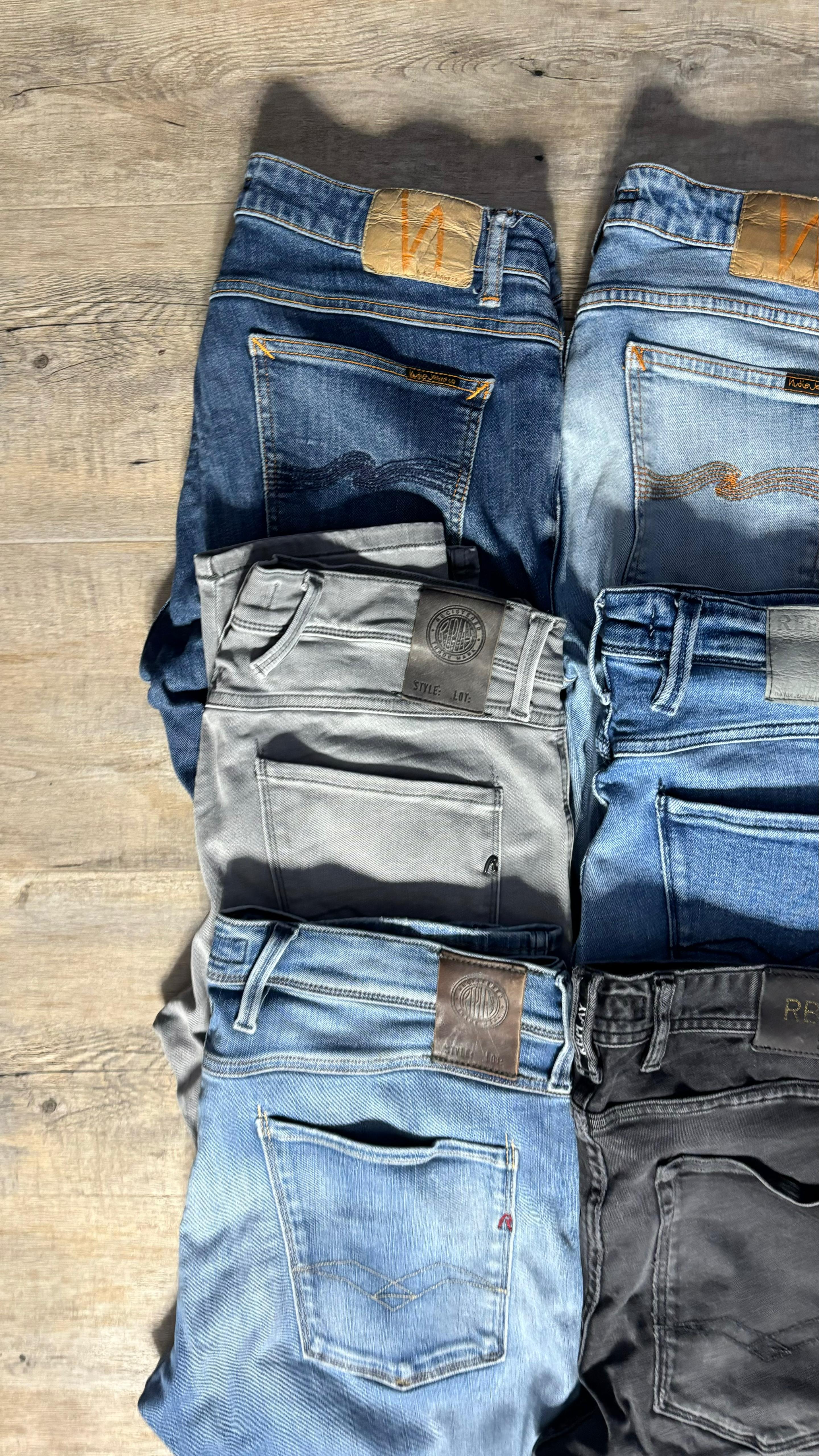 Replay Anbass & Nudie Jeans Bulk x6