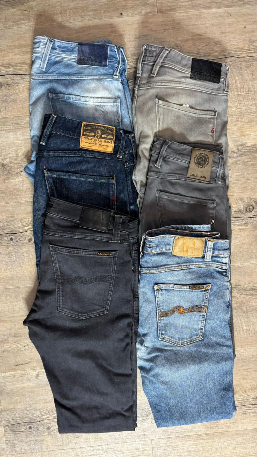 Replay Anbass & Nudie Jeans Bulk x6