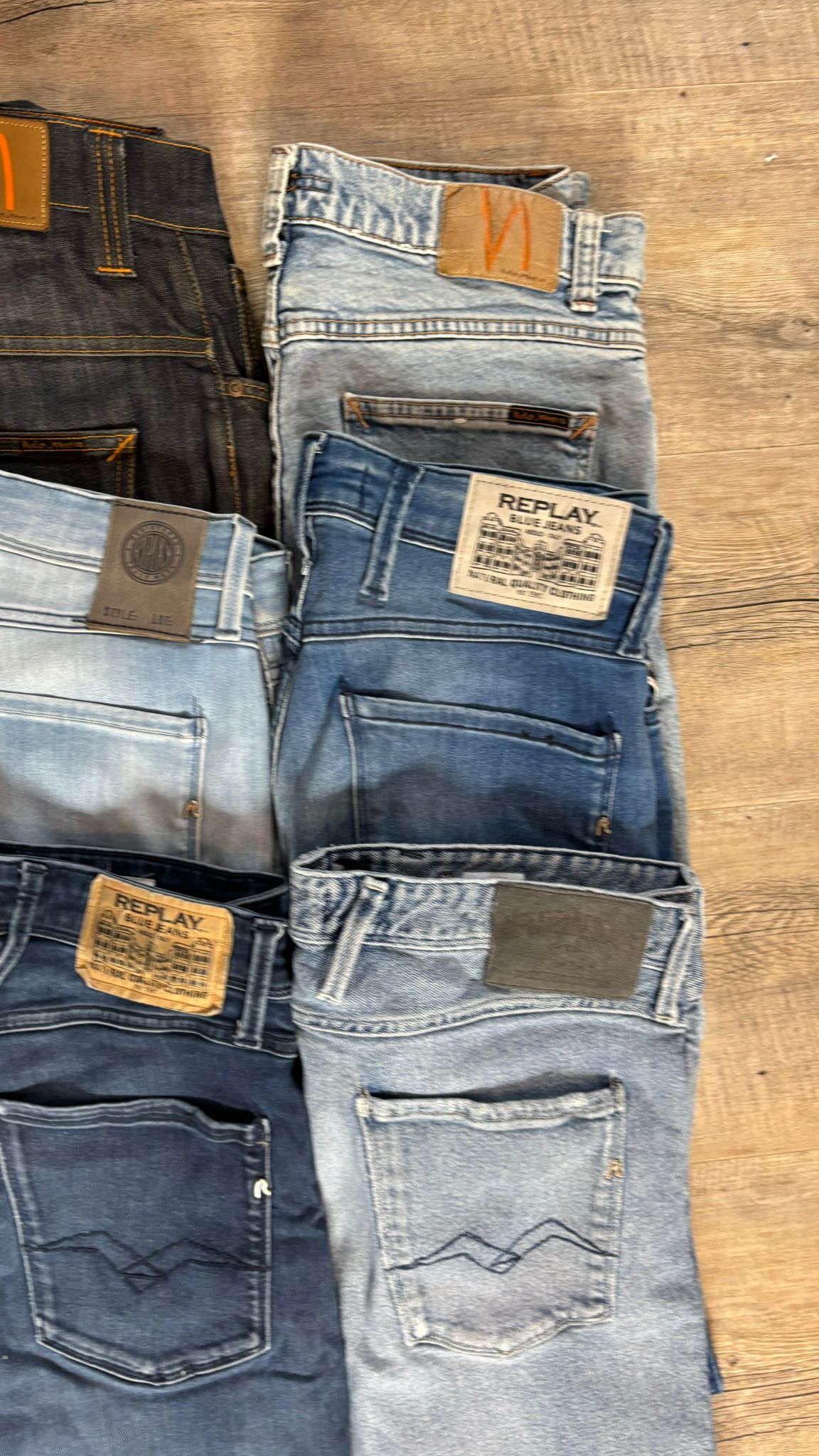 Replay Anbass & Nudie Jeans Bulk x6