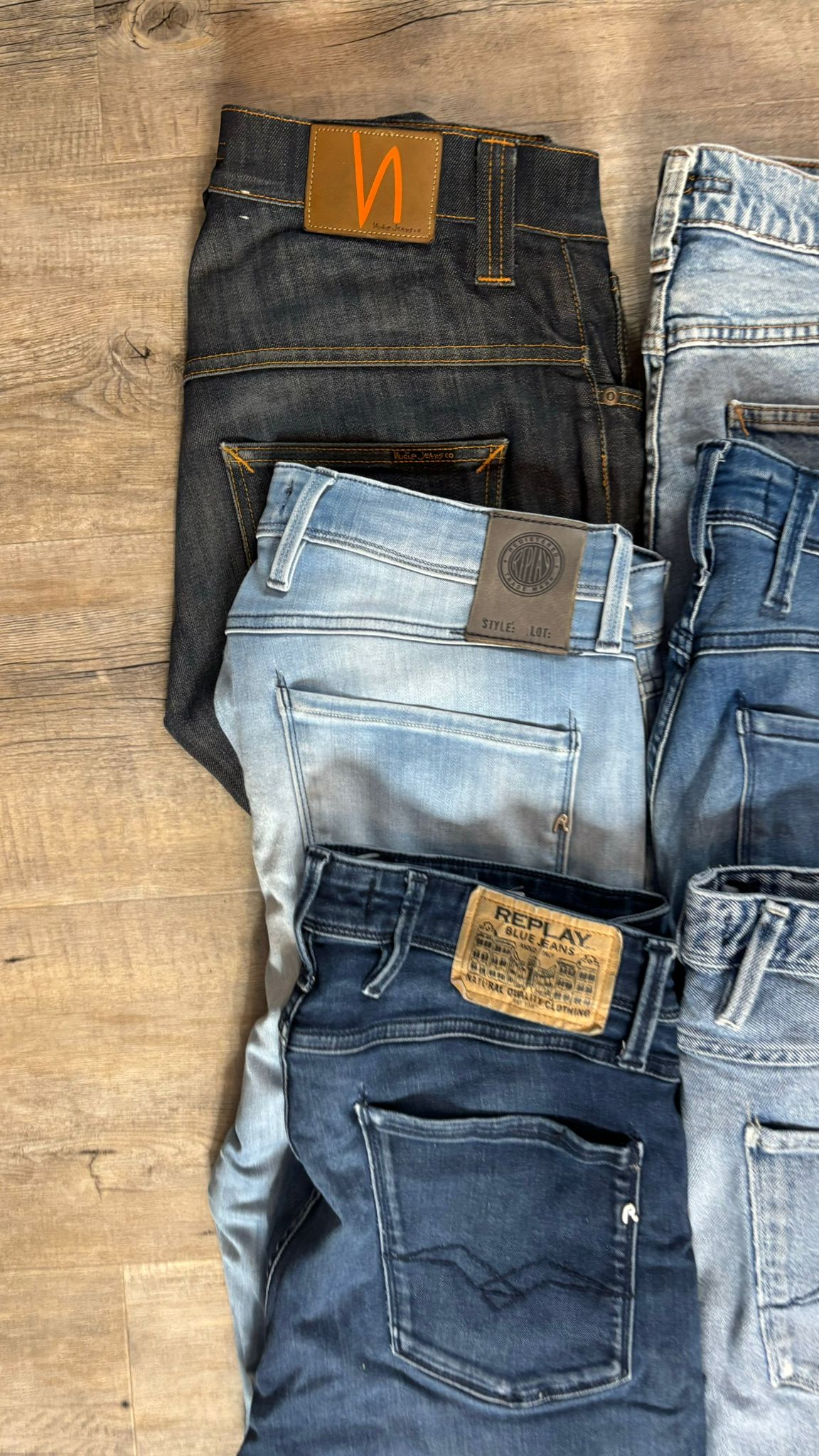 Replay Anbass & Nudie Jeans Bulk x6