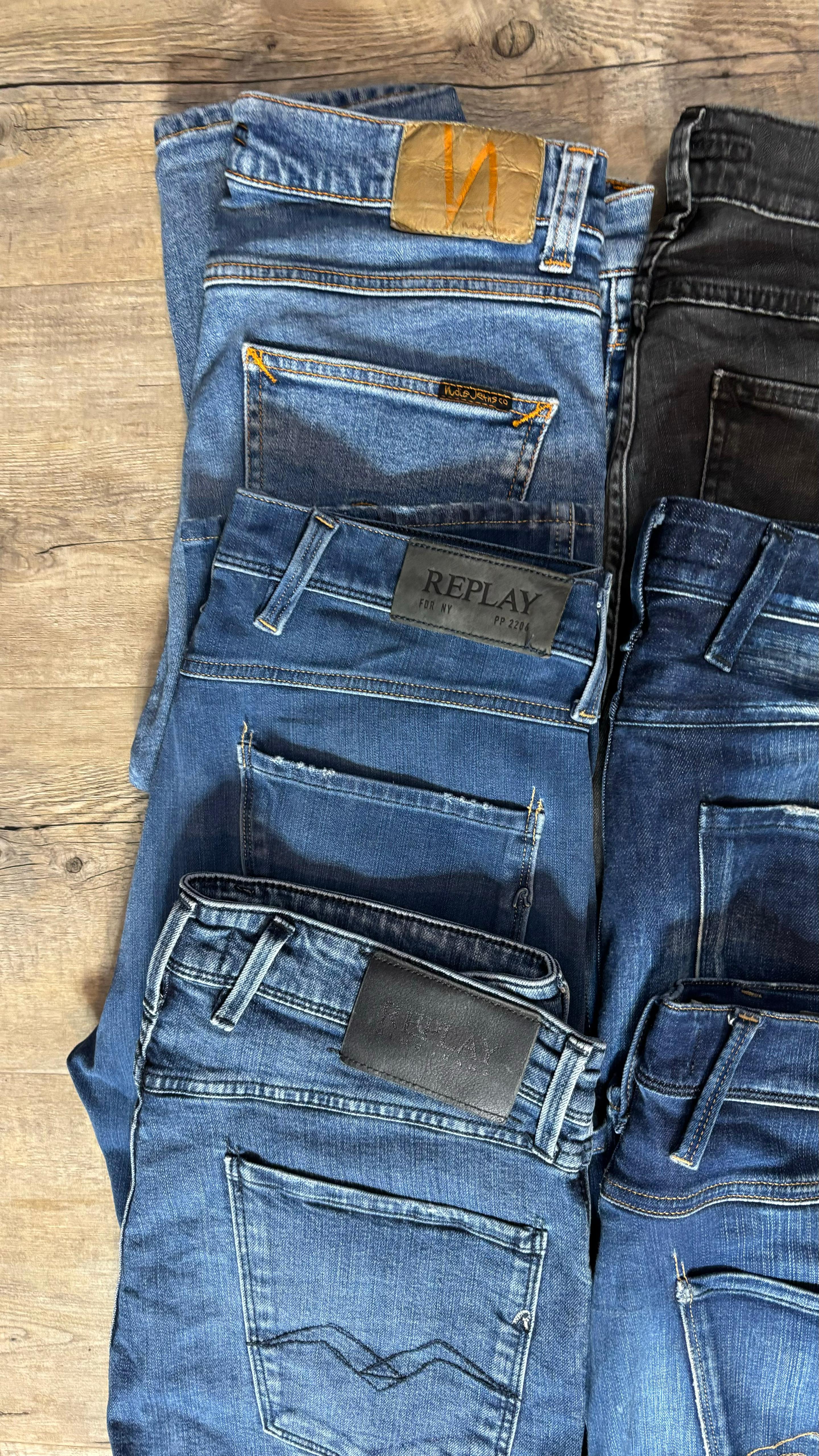 Replay Anbass & Nudie Jeans Bulk x6