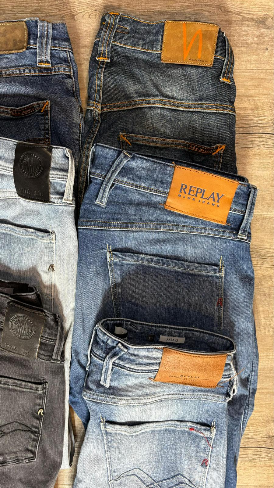 Replay Anbass & Nudie Jeans Bulk x6