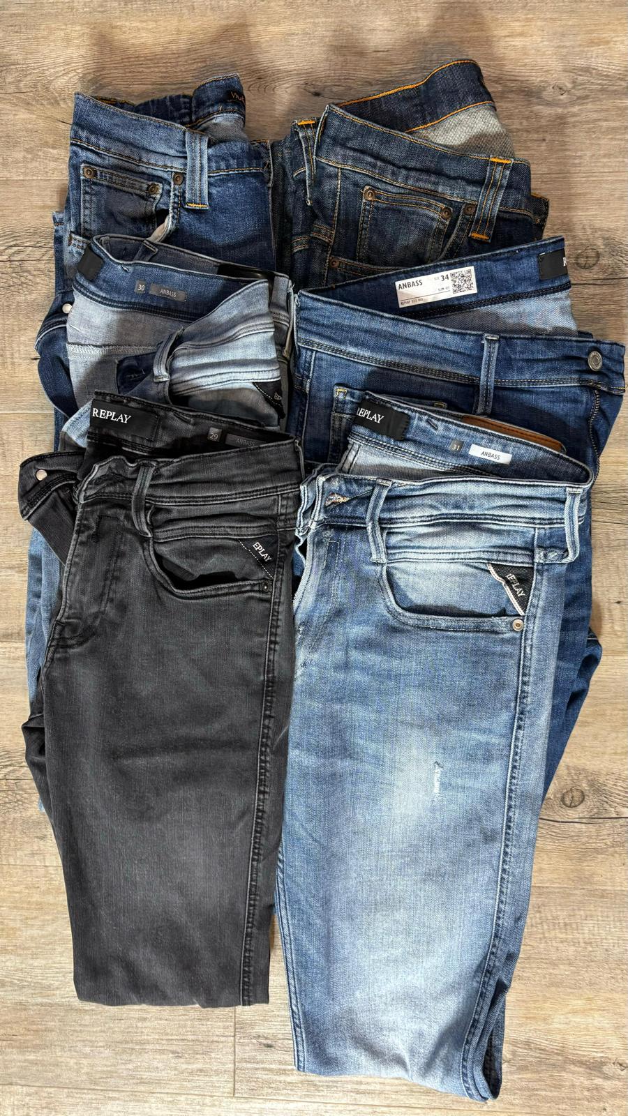 Replay Anbass & Nudie Jeans Bulk x6