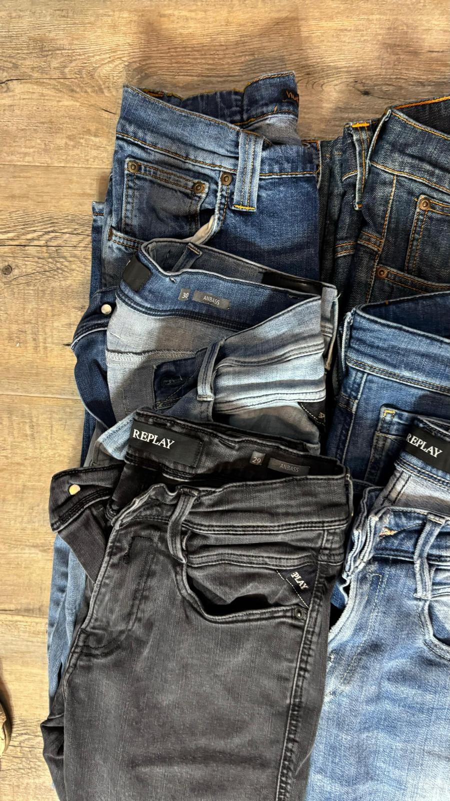 Replay Anbass & Nudie Jeans Bulk x6