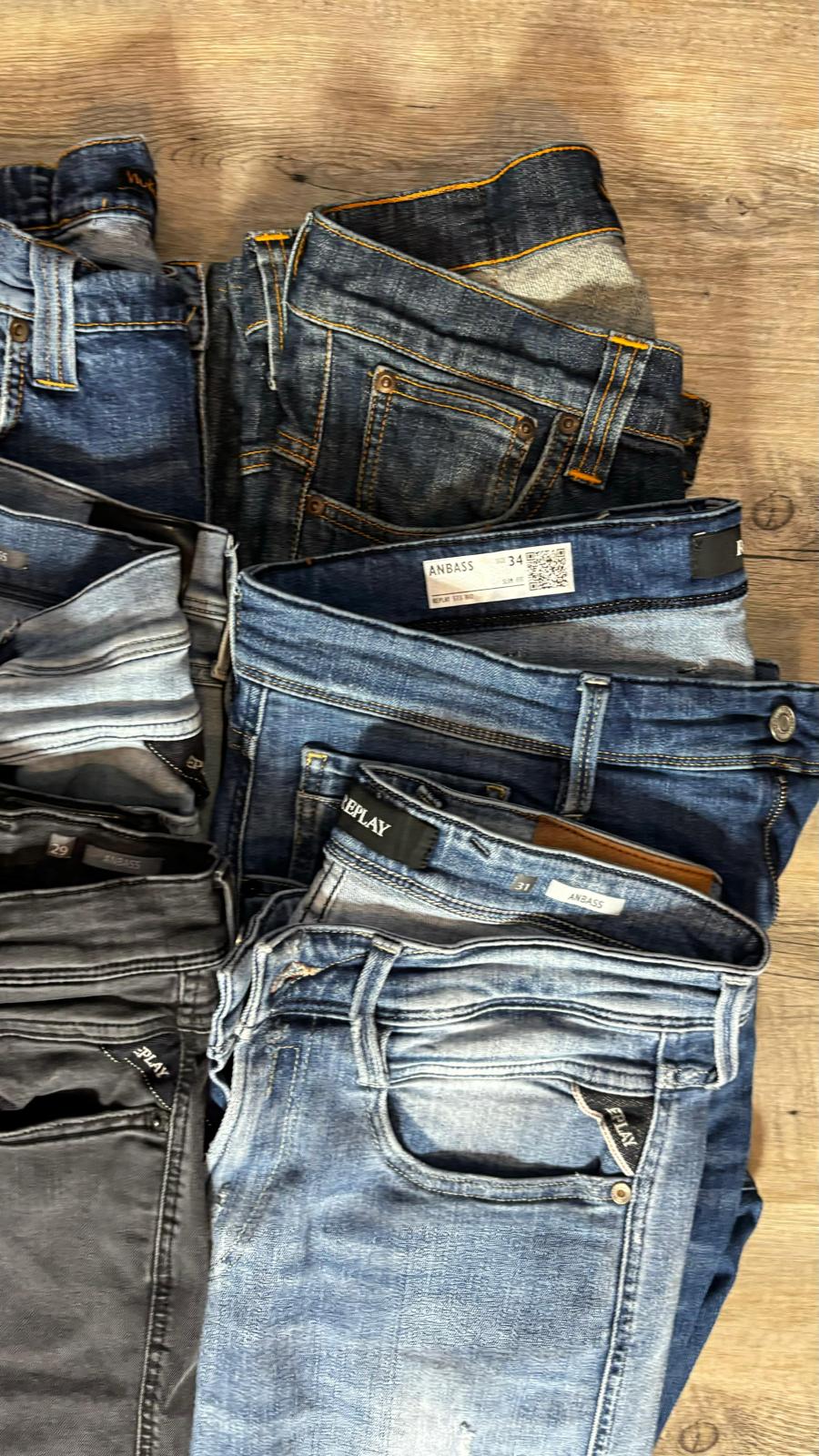 Replay Anbass & Nudie Jeans Bulk x6