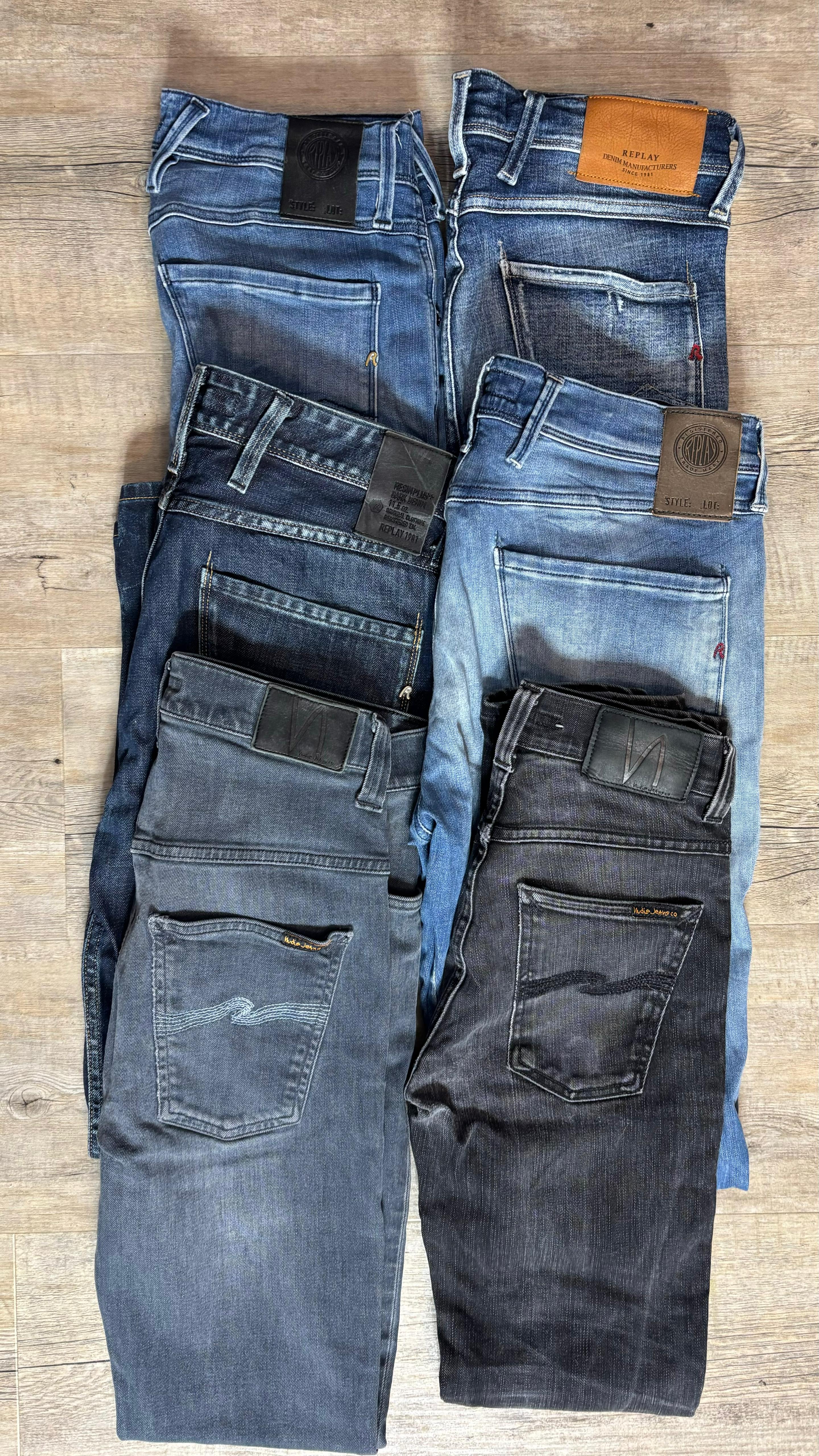 Replay Anbass & Nudie Jeans Bulk x6