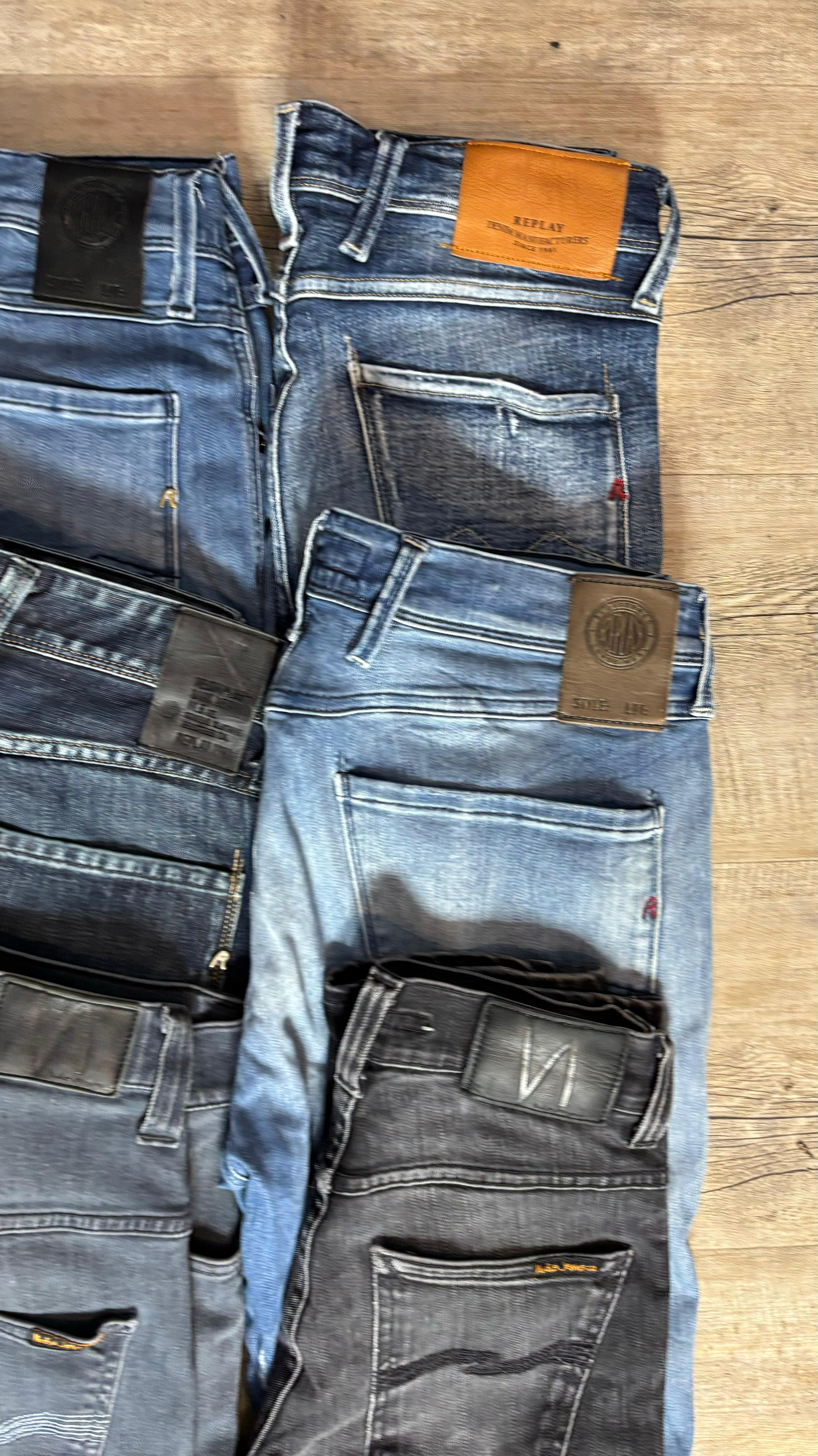 Replay Anbass & Nudie Jeans Bulk x6