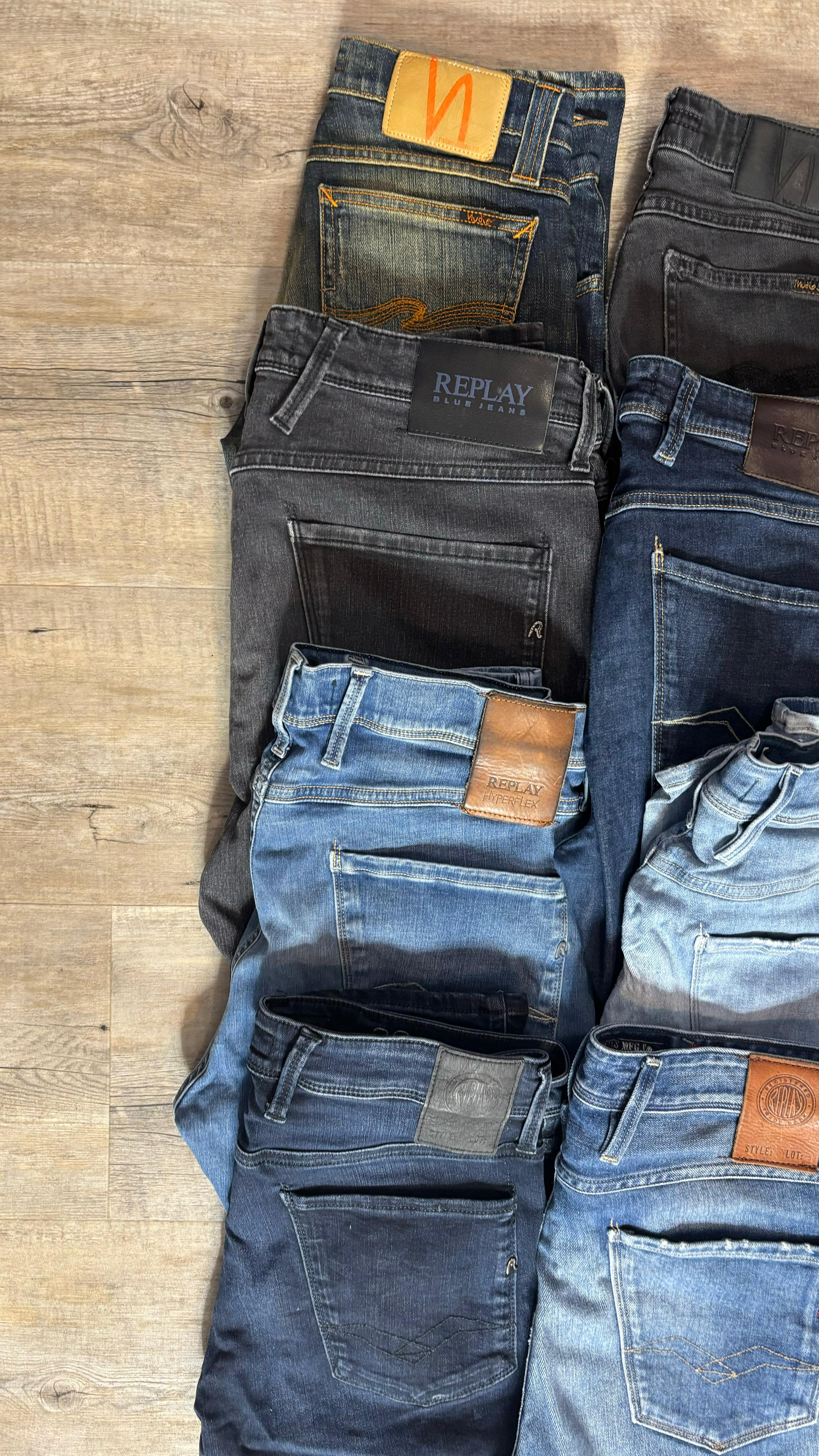 Replay Anbass & Nudie Jeans Bulk x8