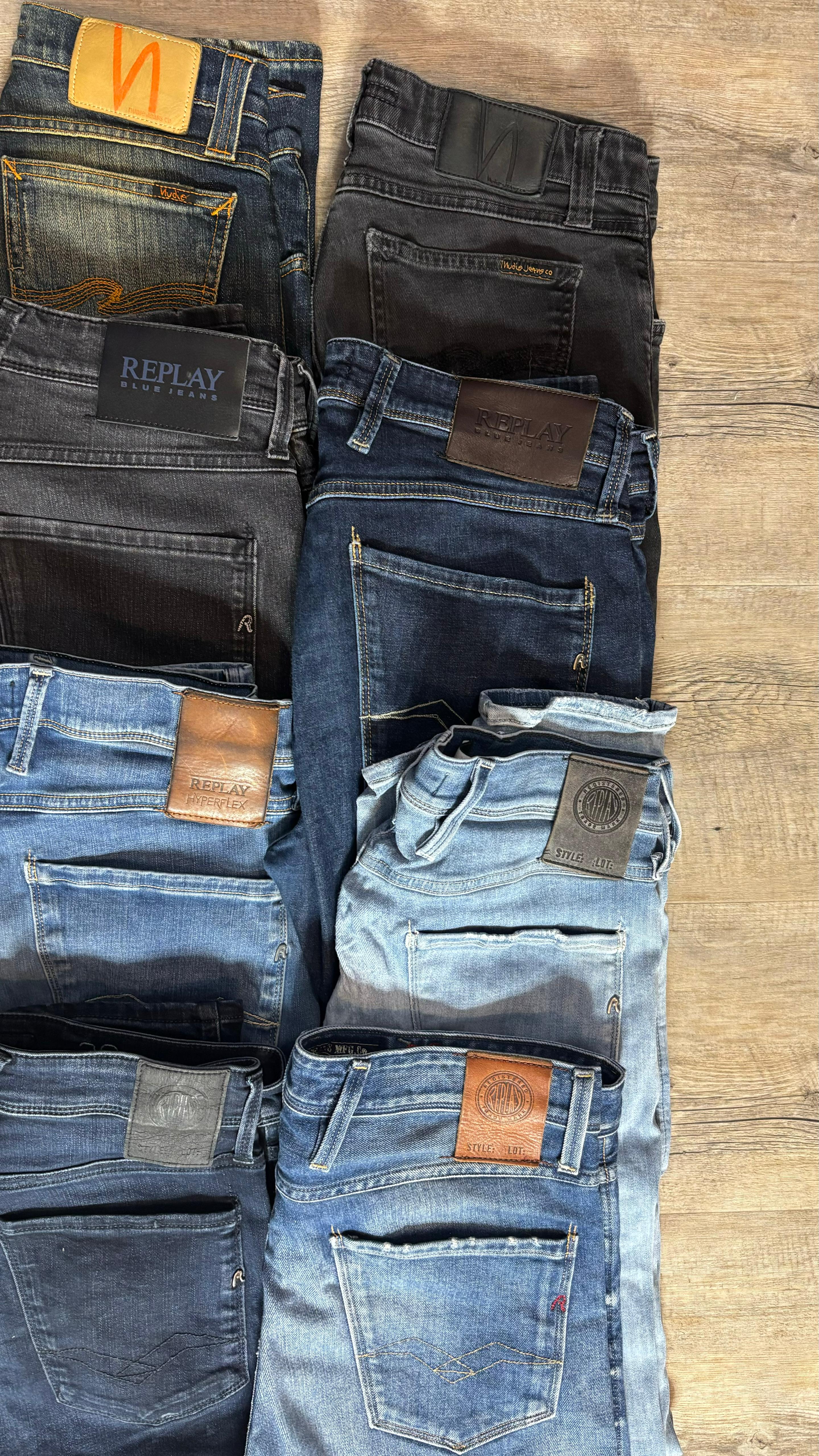 Replay Anbass & Nudie Jeans Bulk x8