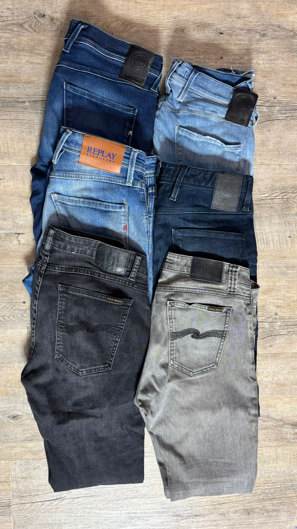 Replay Anbass & Nudie Jeans Bulk x6