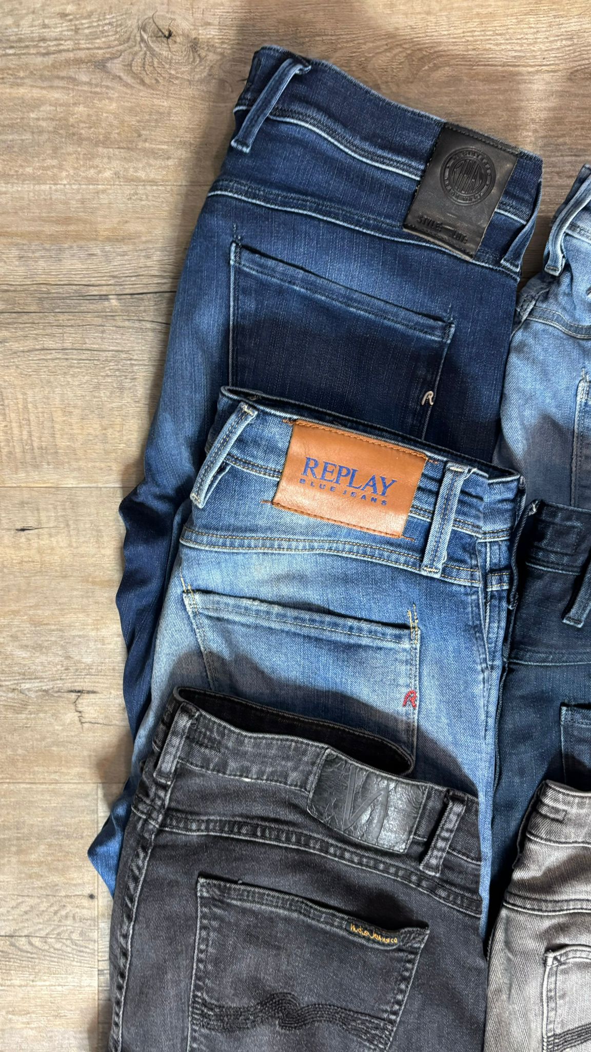 Replay Anbass & Nudie Jeans Bulk x6
