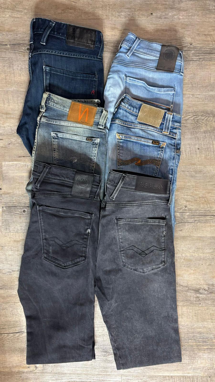 Replay & Nudie Jeans Bulk x6