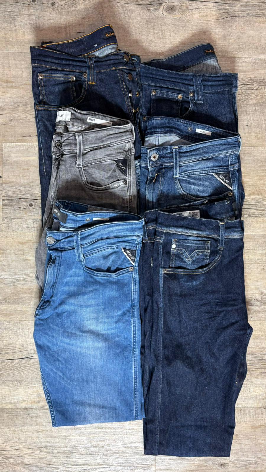 Replay Anbass & Nudie Jeans Bulk x6