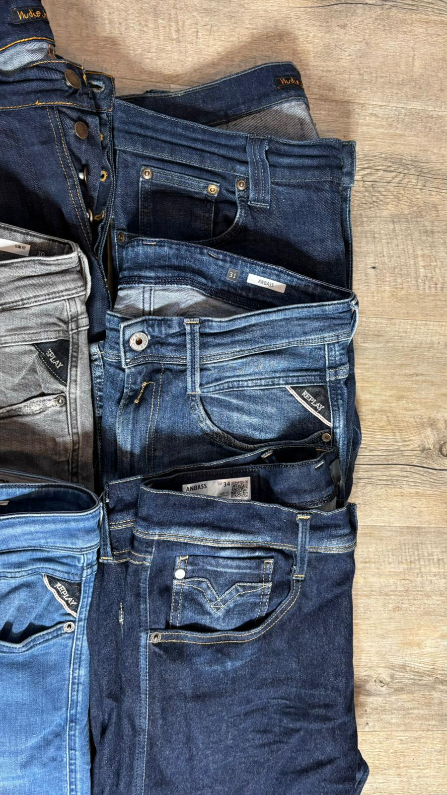Replay Anbass & Nudie Jeans Bulk x6