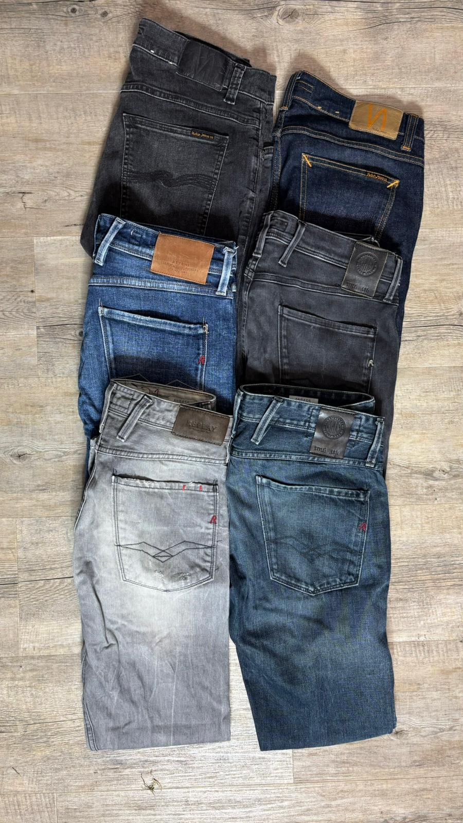 Replay Anbass & Nudie Jeans Bulk x6