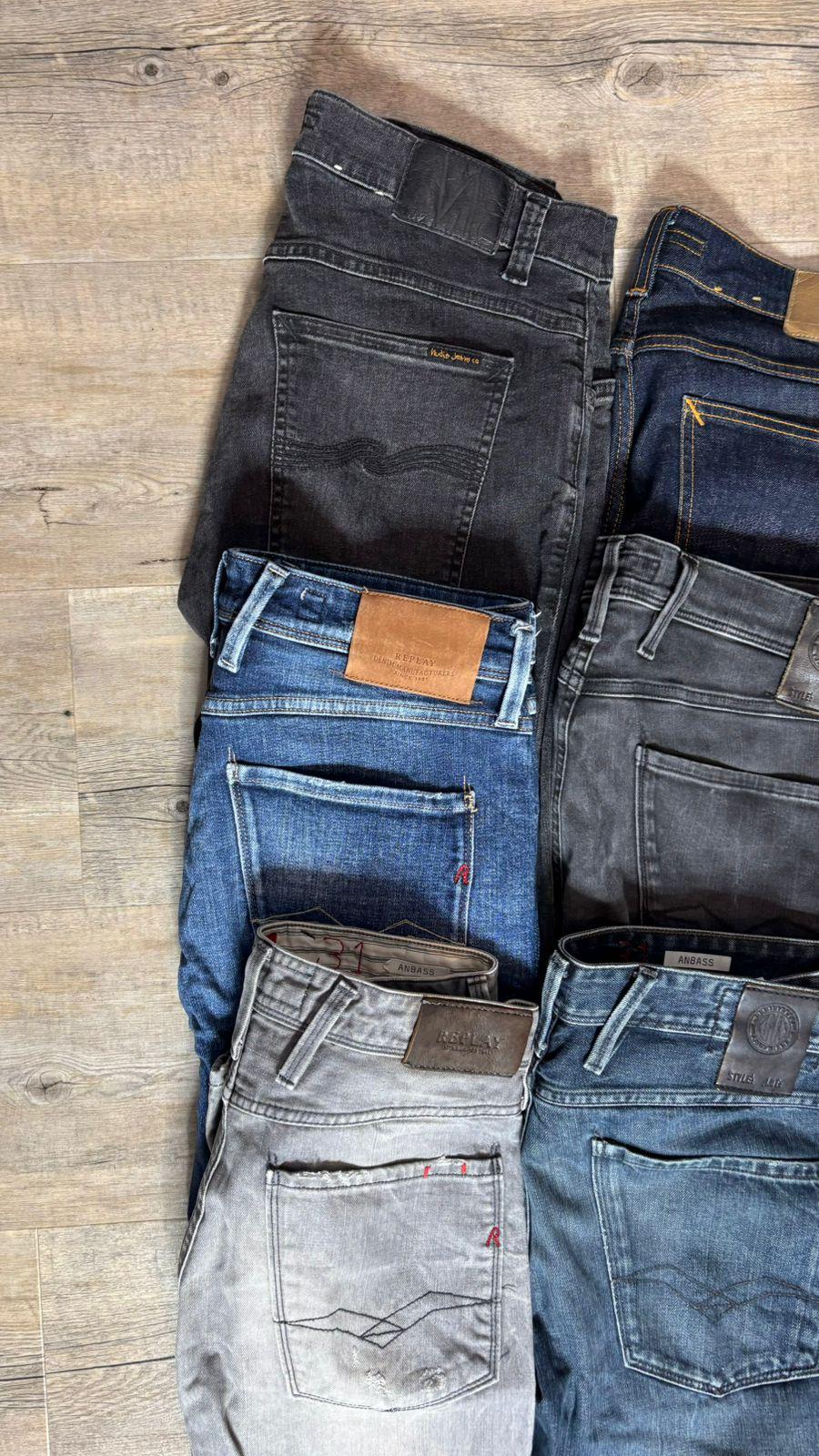 Replay Anbass & Nudie Jeans Bulk x6