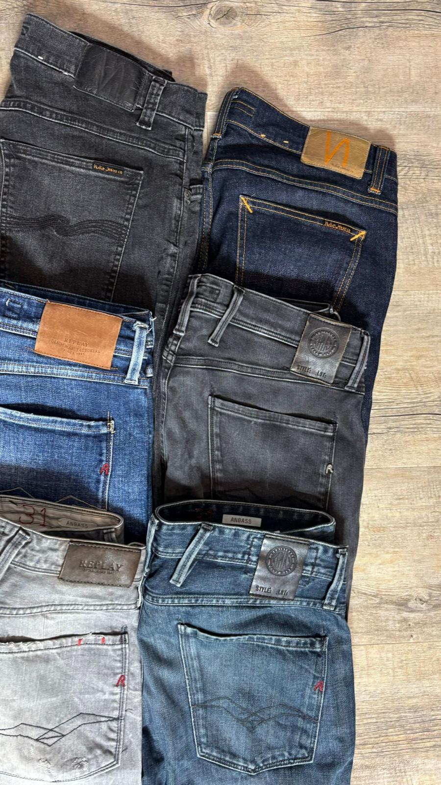 Replay Anbass & Nudie Jeans Bulk x6