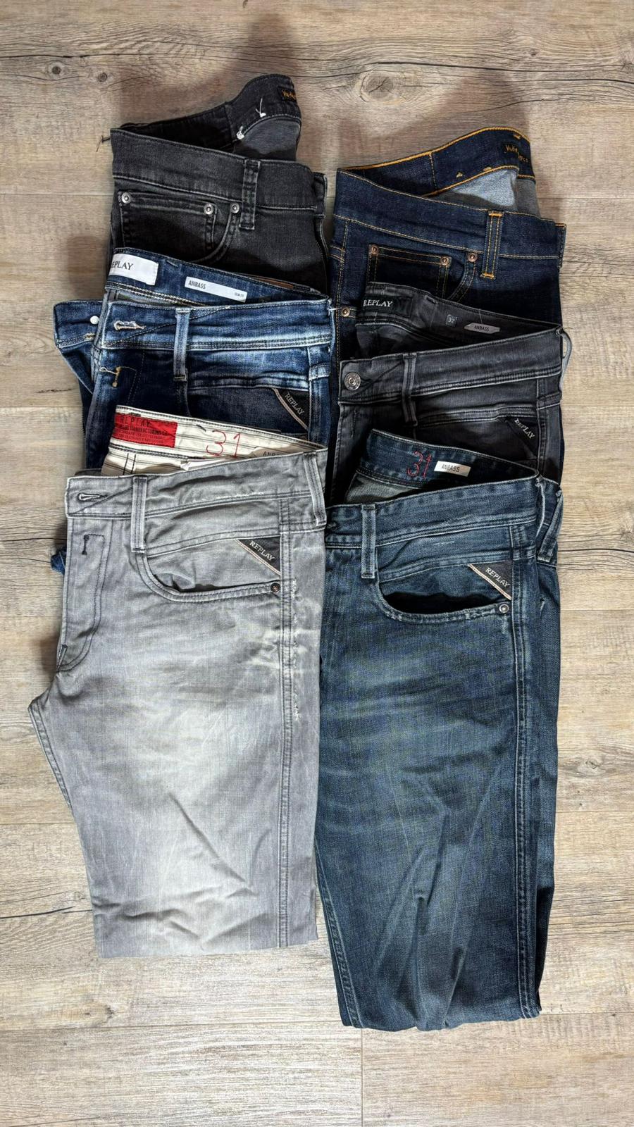 Replay Anbass & Nudie Jeans Bulk x6