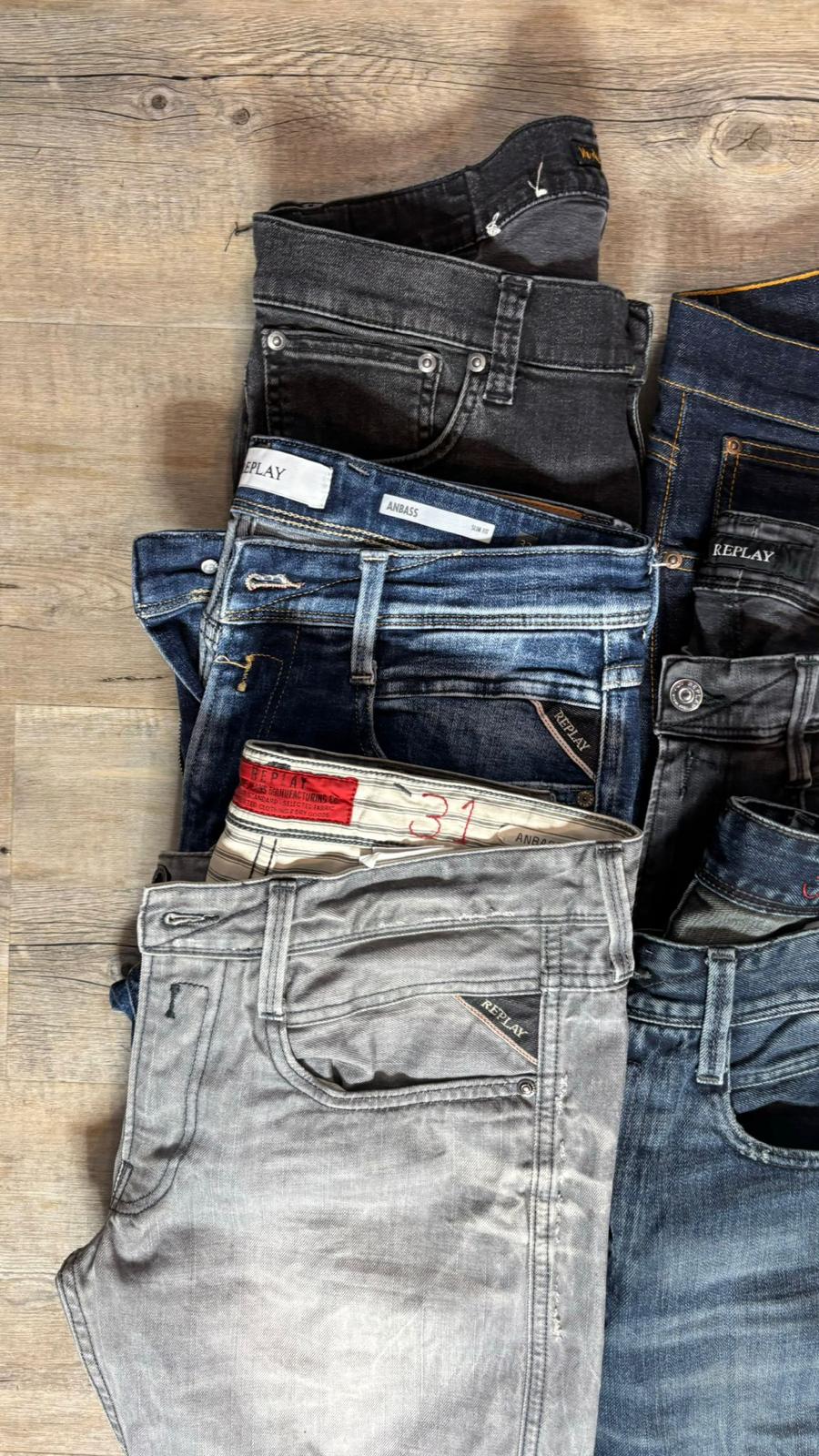 Replay Anbass & Nudie Jeans Bulk x6