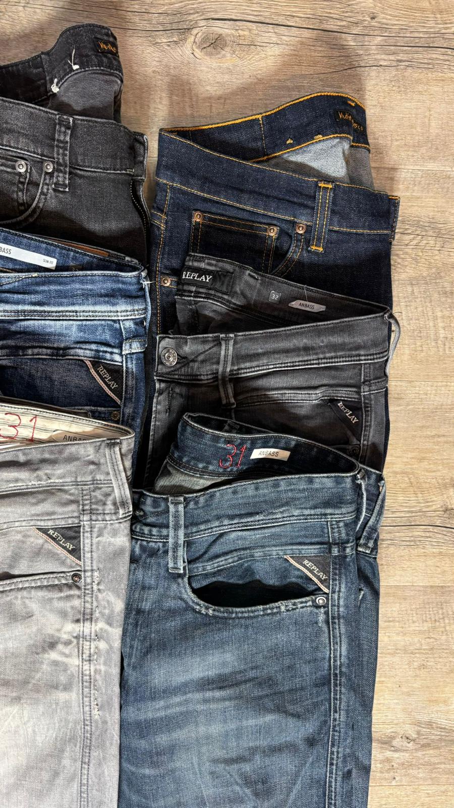 Replay Anbass & Nudie Jeans Bulk x6