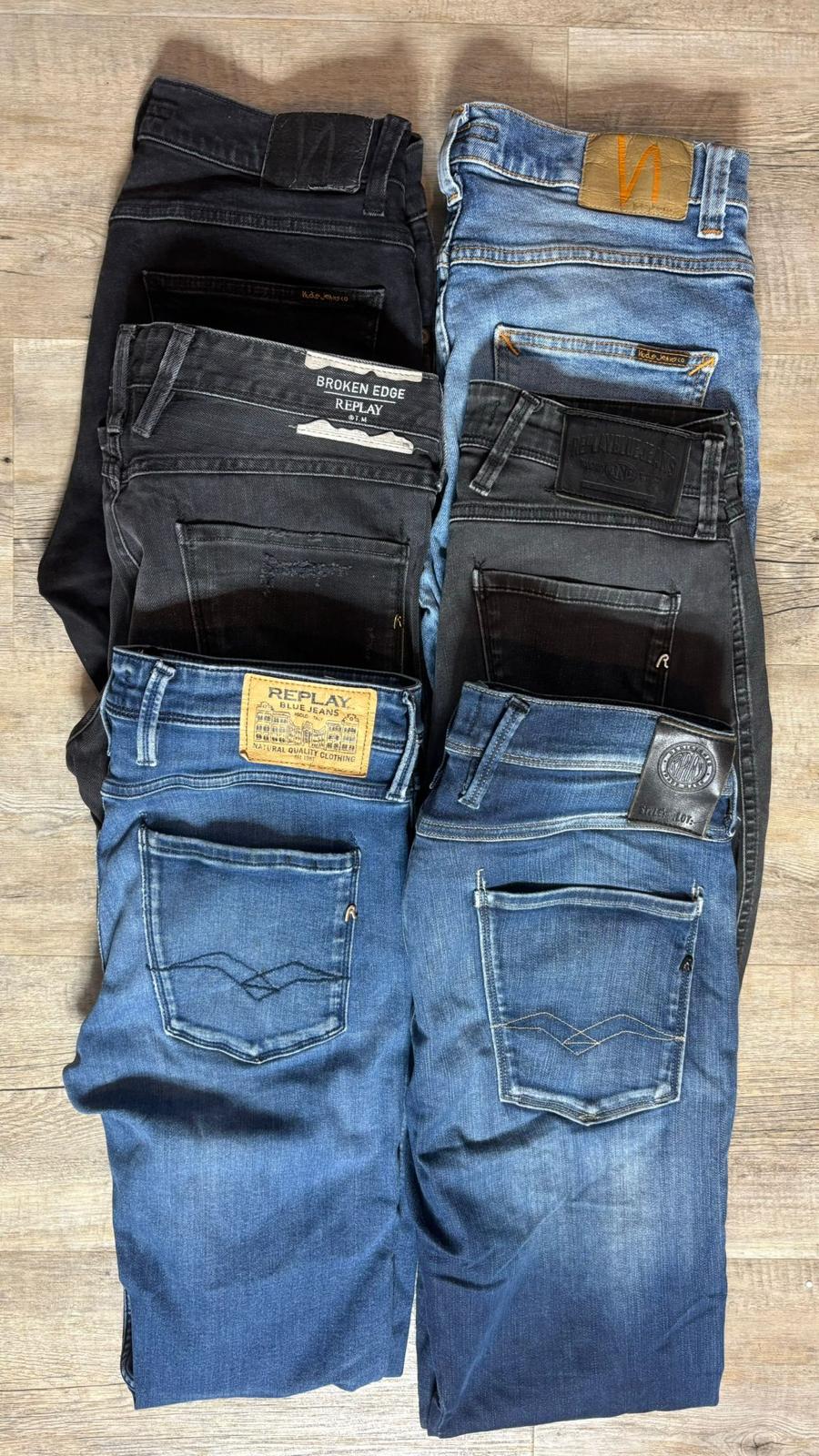 Replay Anbass & Nudie Jeans Bulk x6