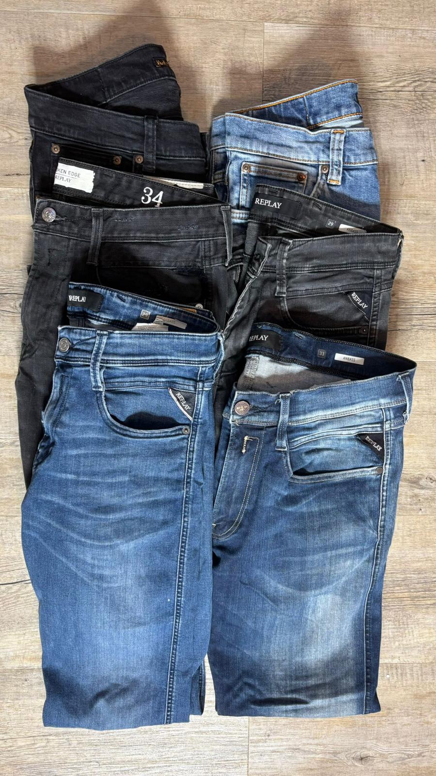 Replay Anbass & Nudie Jeans Bulk x6