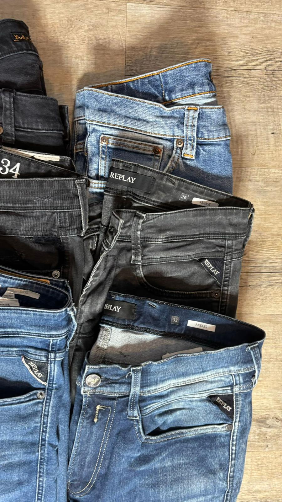 Replay Anbass & Nudie Jeans Bulk x6