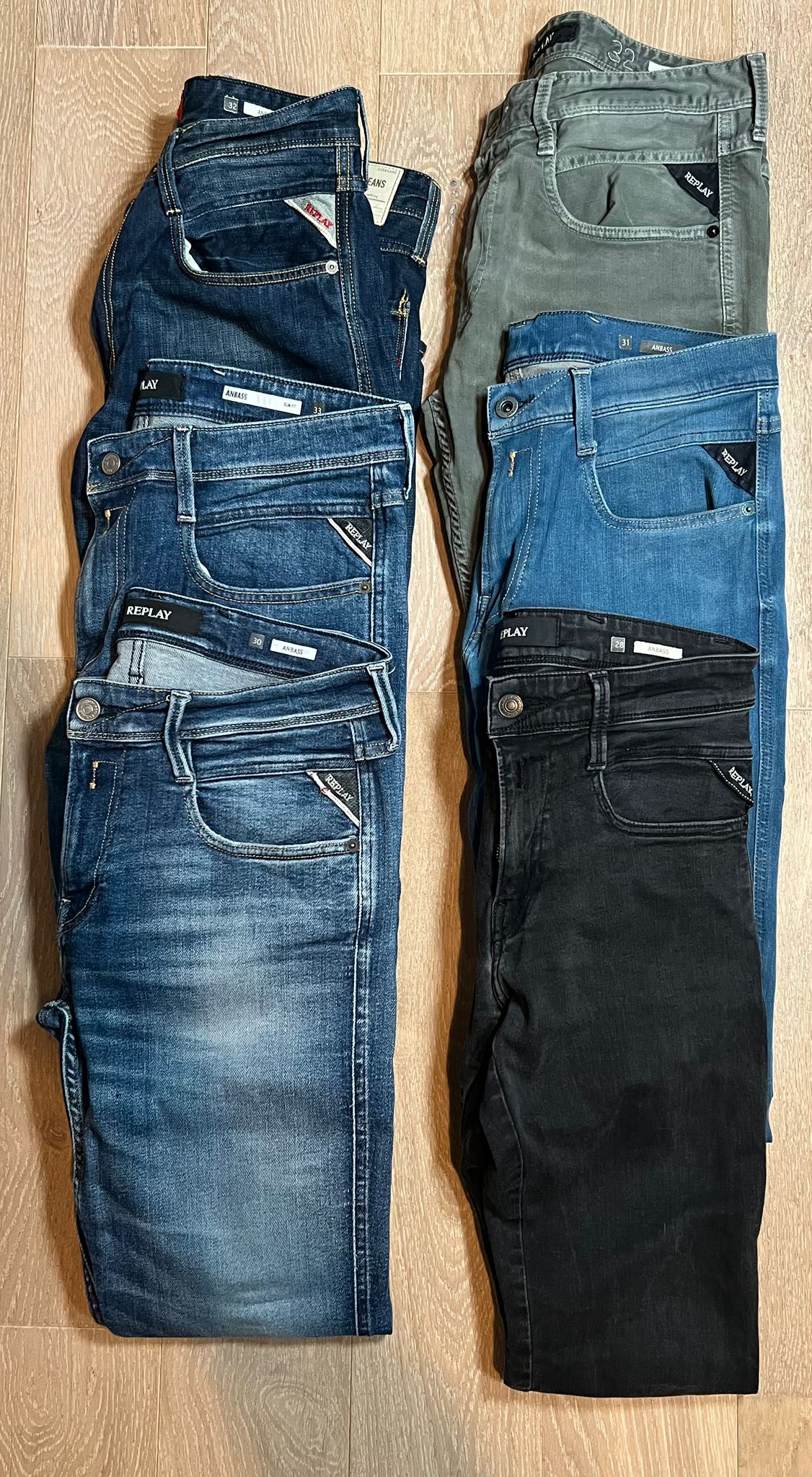 Replay Anbass Jeans Bulk x6