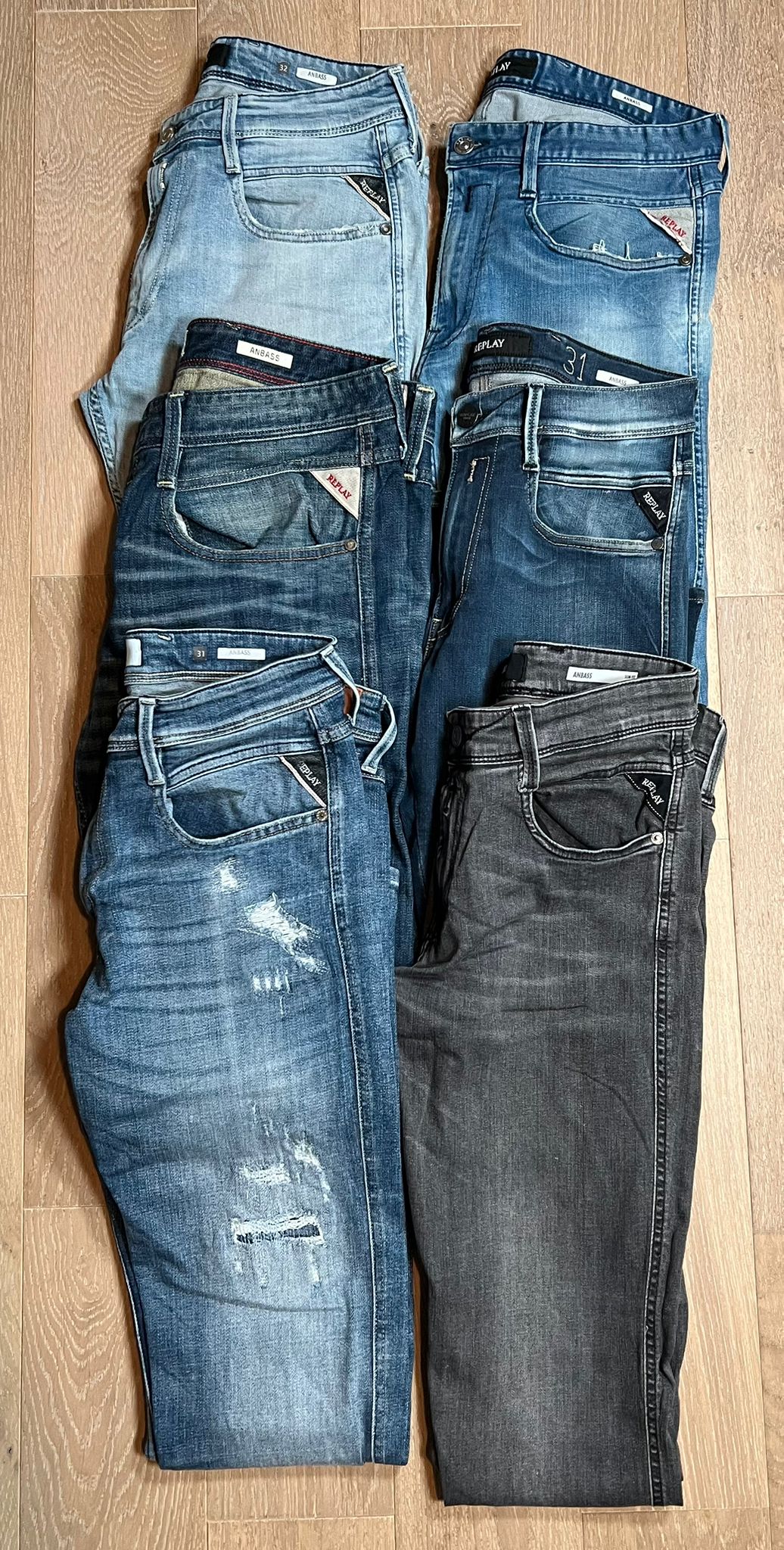 Replay Anbass Jeans Bulk x6