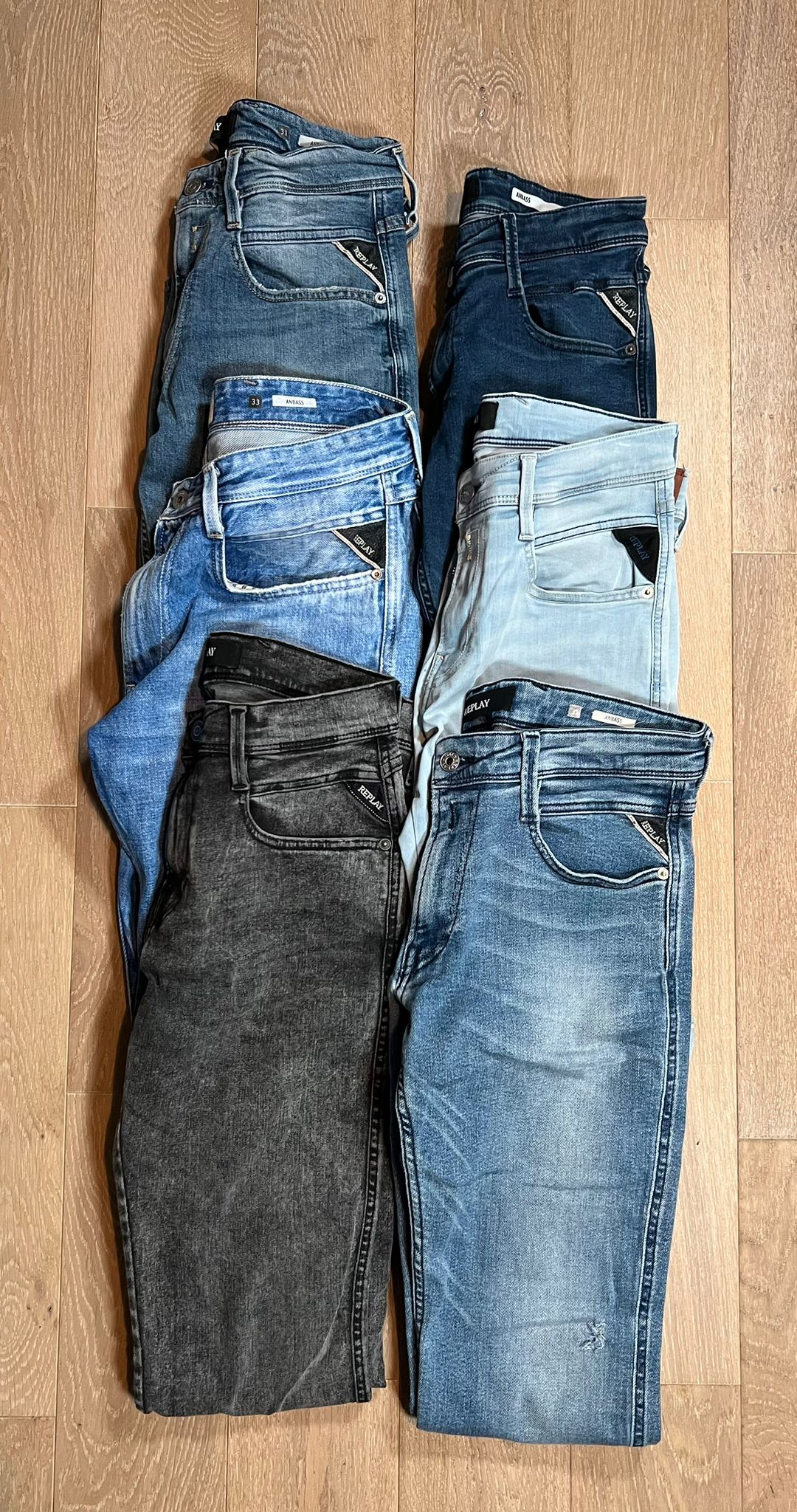 Replay Anbass Jeans Bulk x6