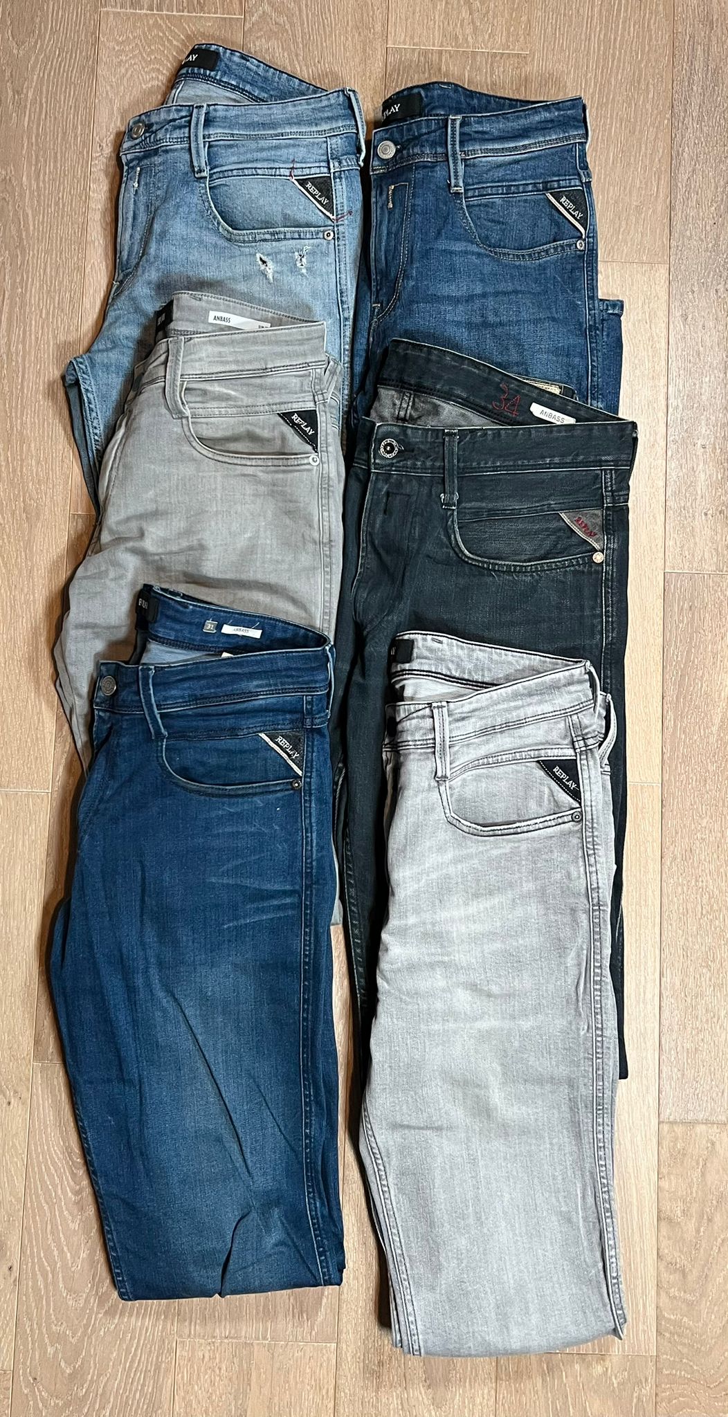 Replay Anbass Jeans Bulk x6