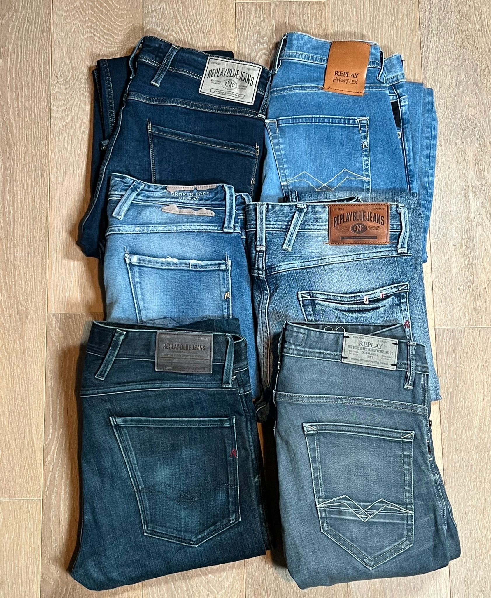 Replay Anbass Jeans Bulk x6