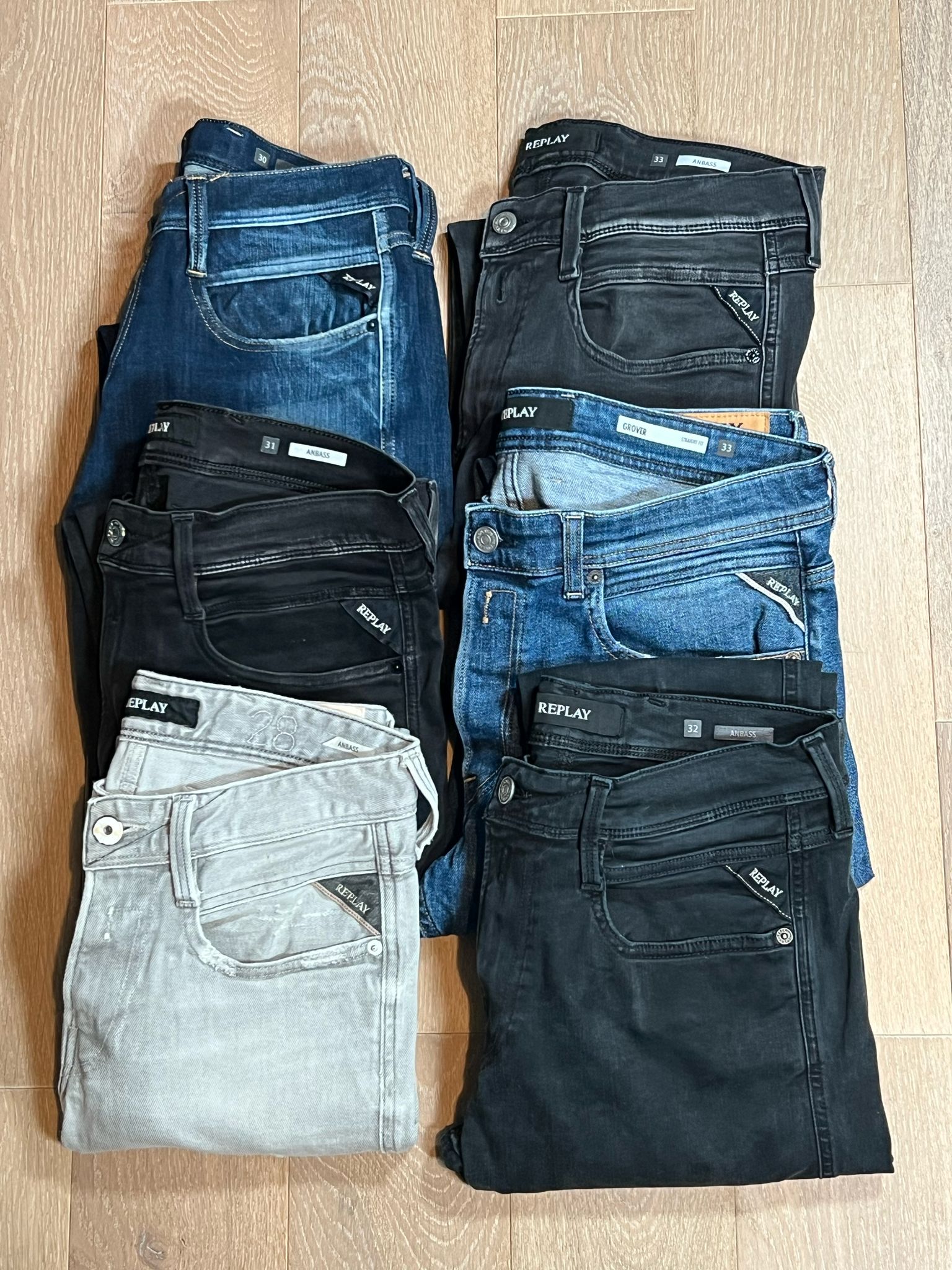 Replay Anbass Jeans Bulk x6