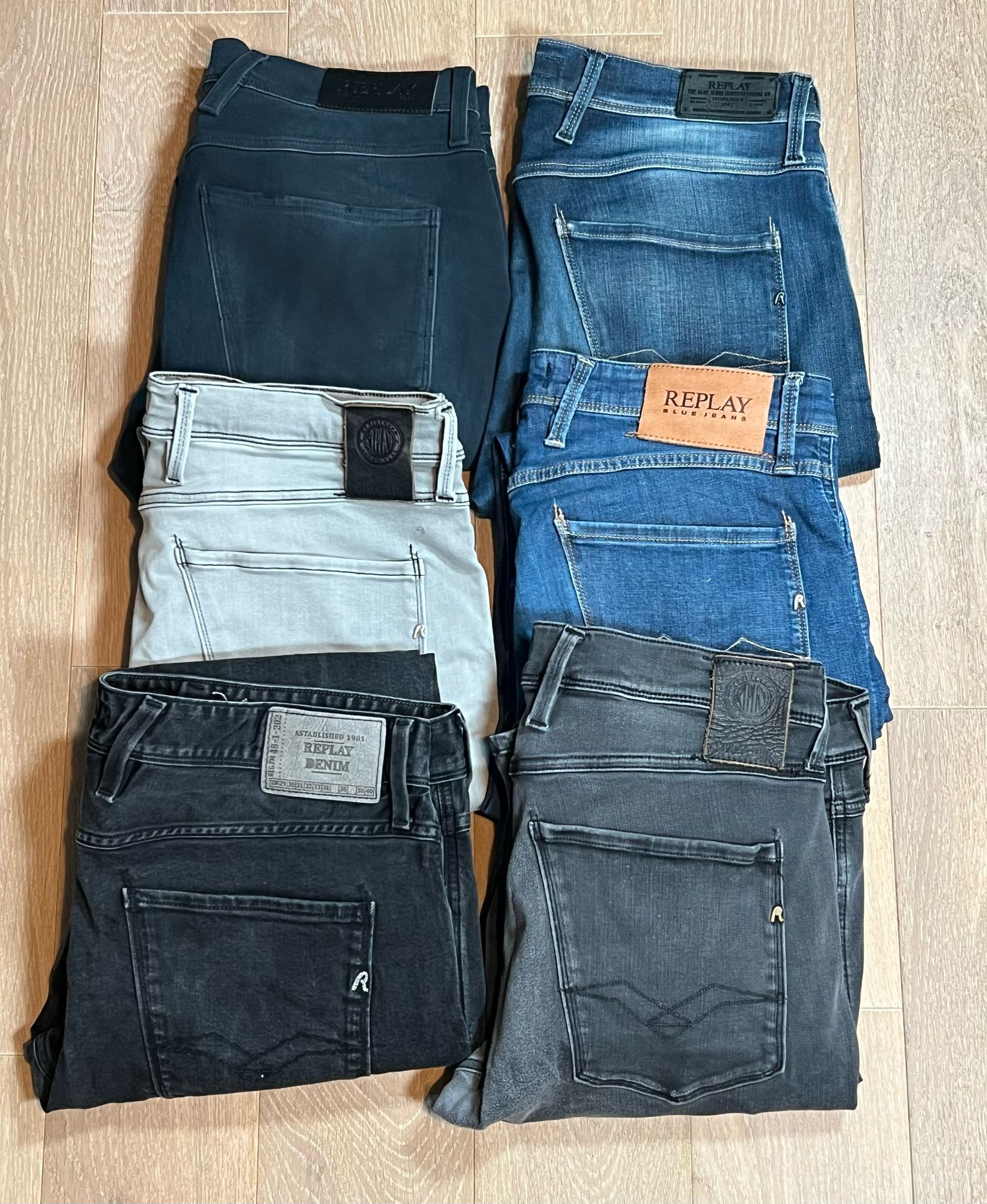 Replay Anbass Jeans Bulk x6