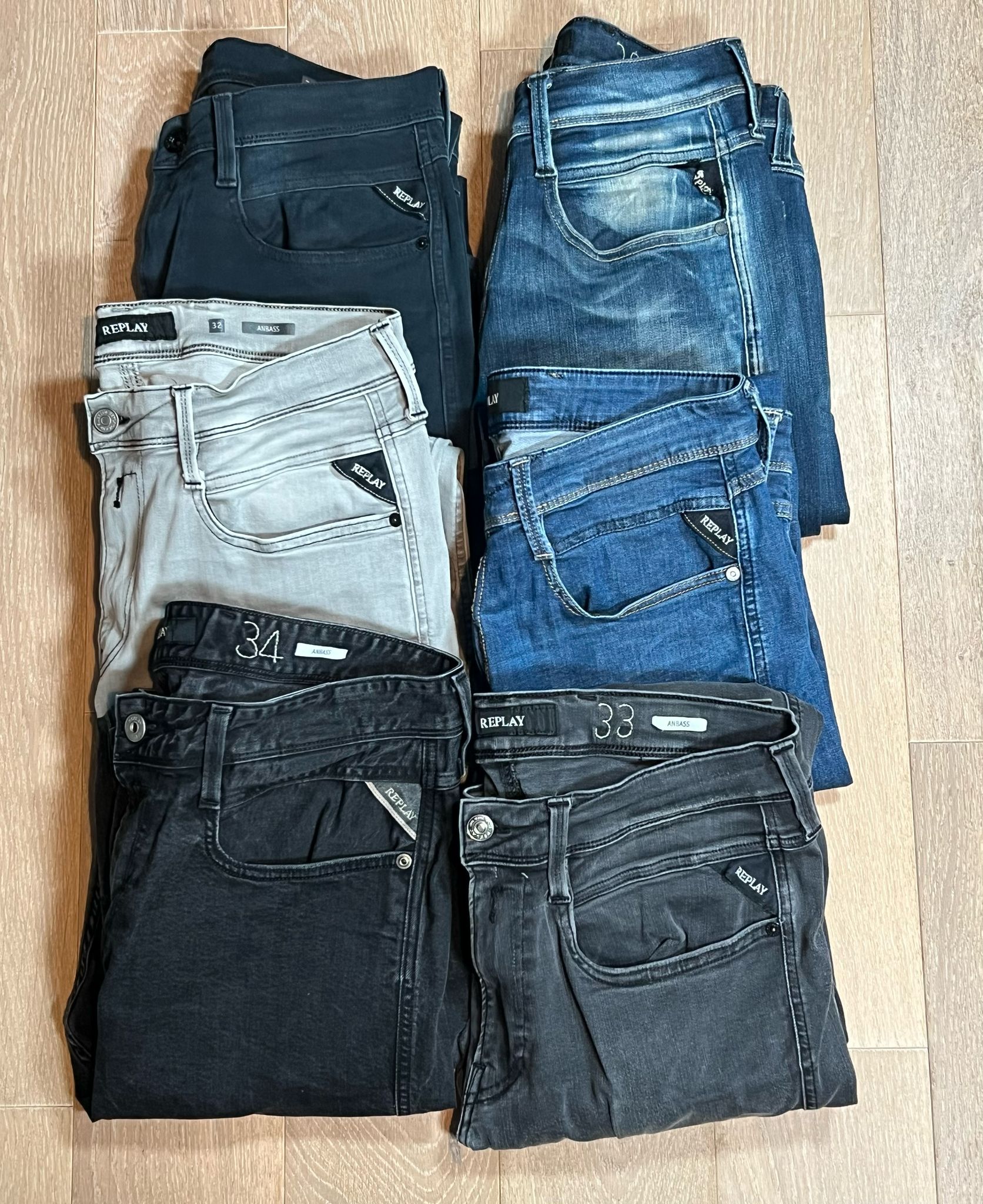 Replay Anbass Jeans Bulk x6