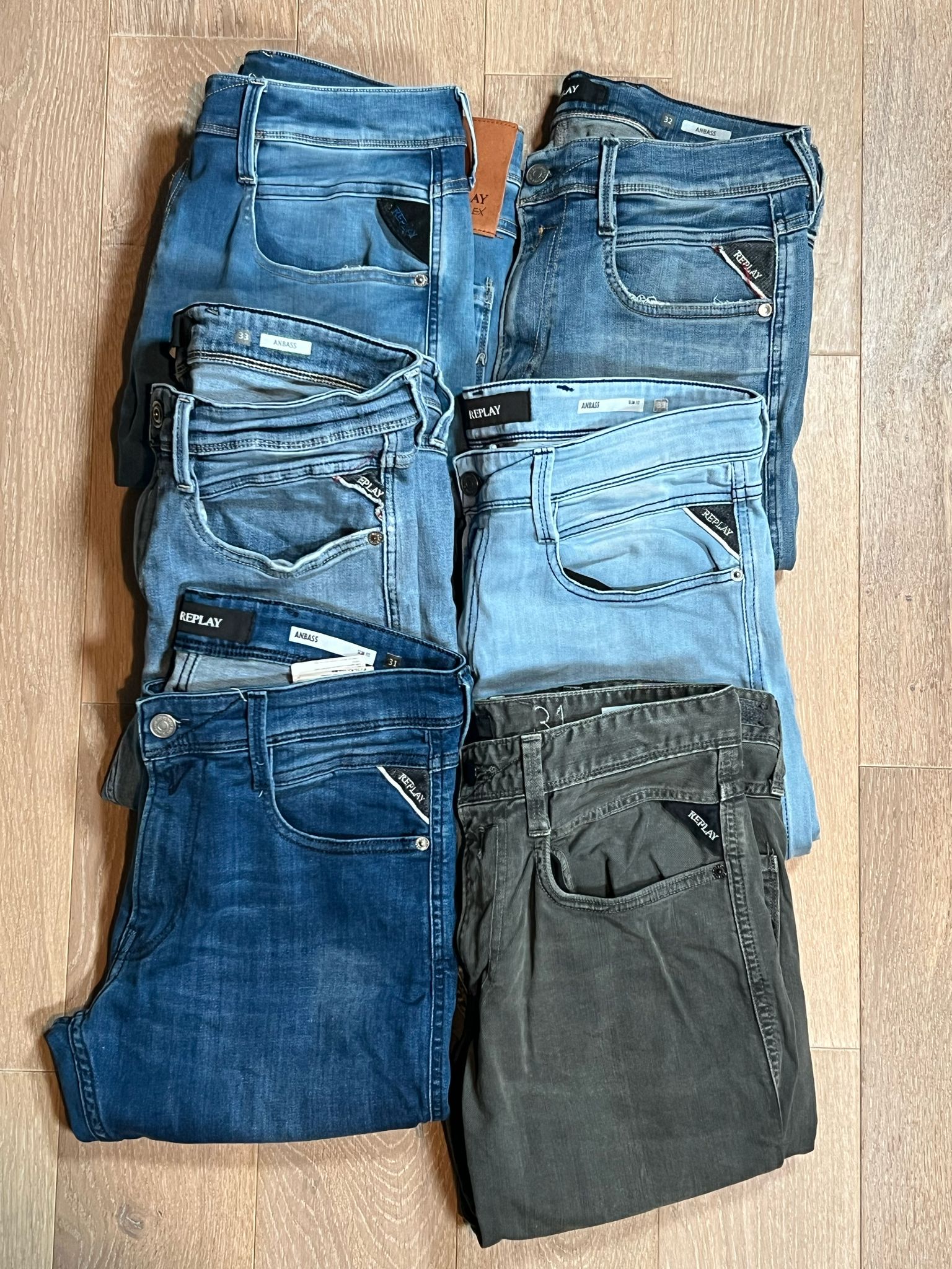 Replay Anbass Jeans bulk x6