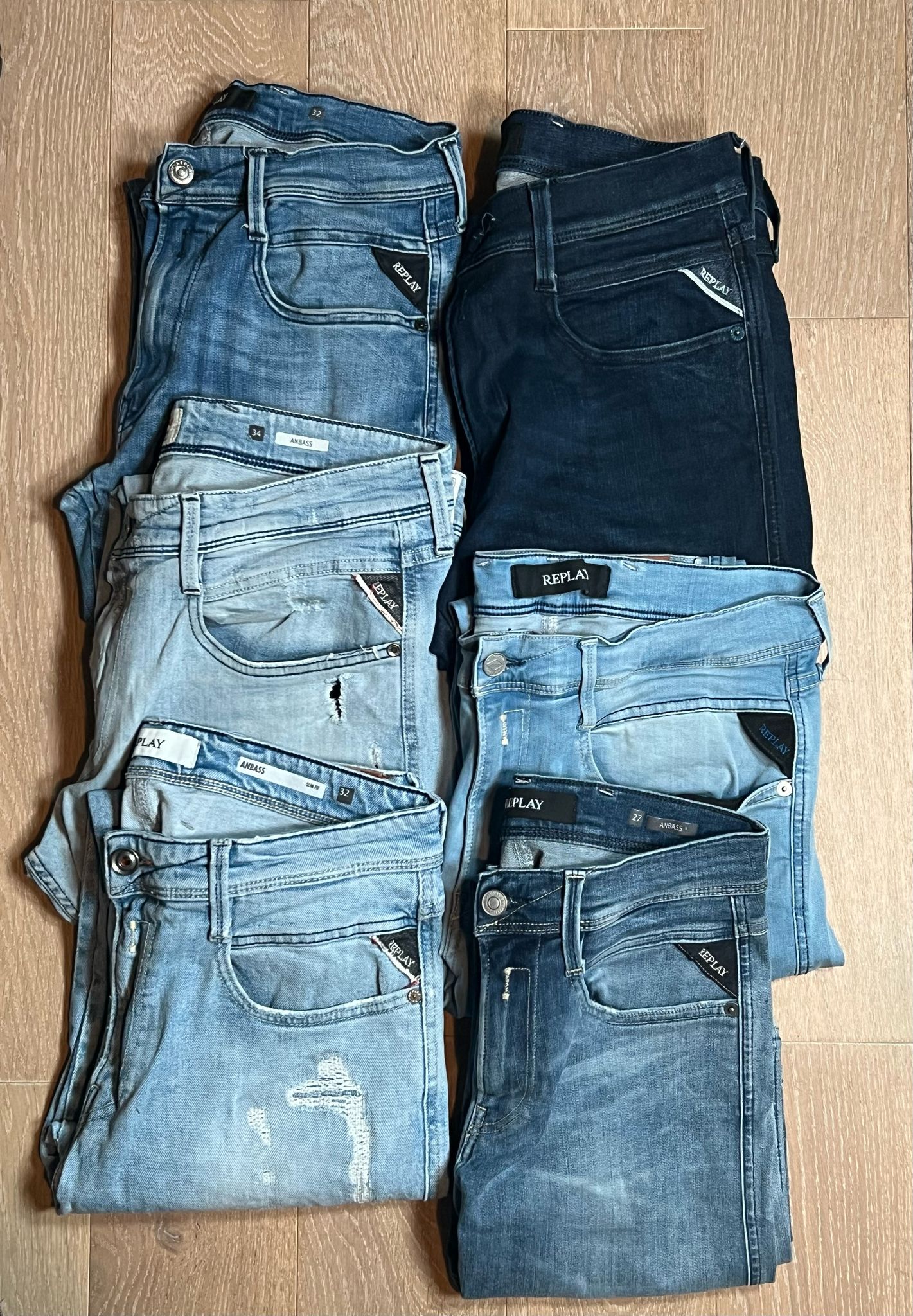 Replay Anbass Jeans Bulk x6