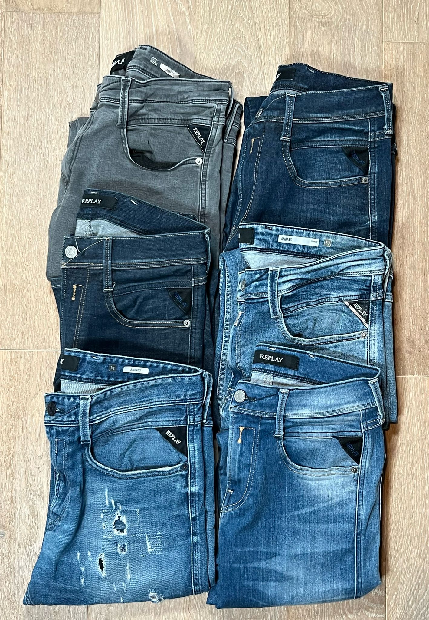 Replay Anbass Jeans Bulk x6