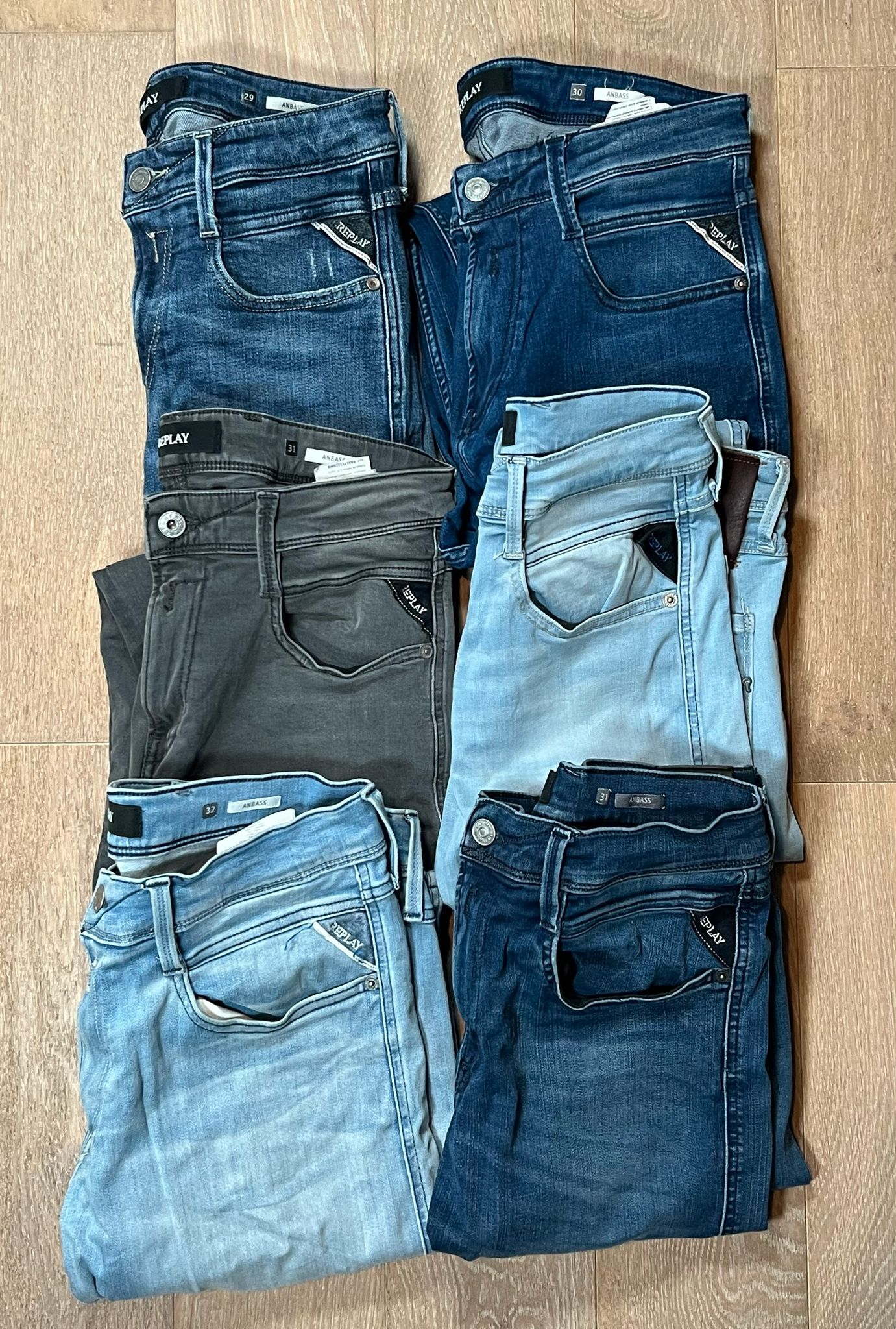 Replay Anbass Jeans Bulk x6