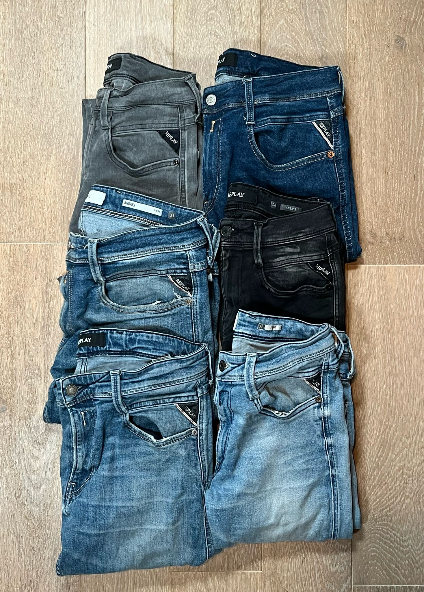 Replay Anbass Jeans Bulk x6