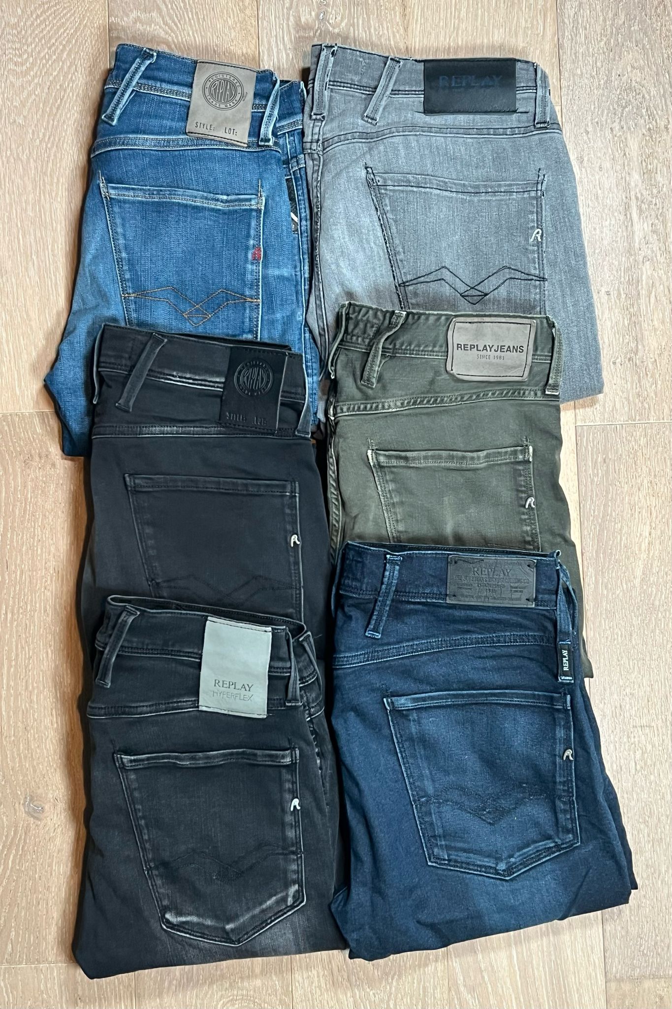 Replay Anbass Jeans Bulk x6