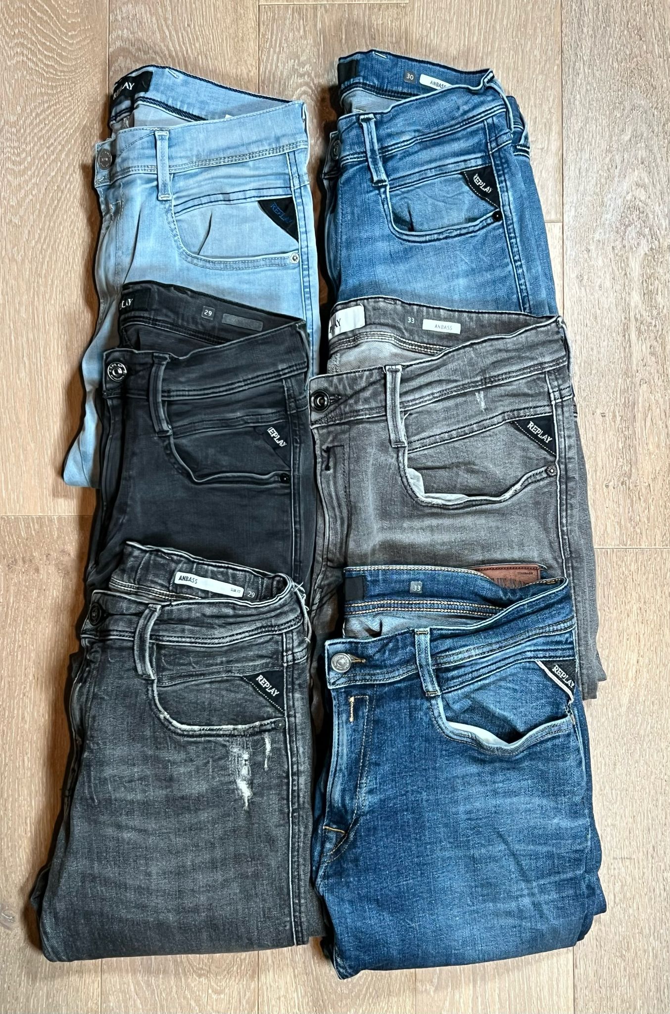 Replay Anbass Jeans Bulk x6